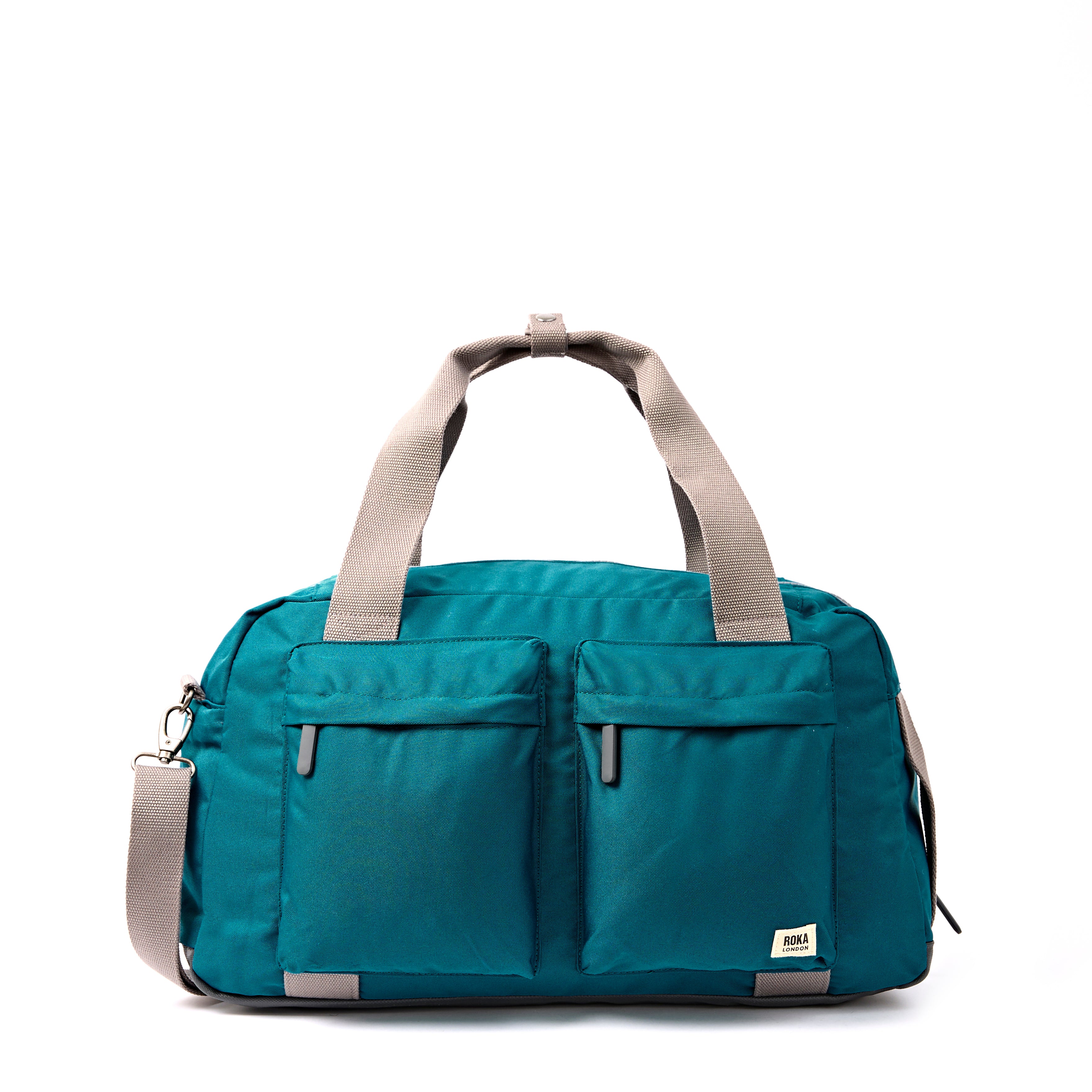 Roka London Gatwick duffelbag Deep Teal Small kabin