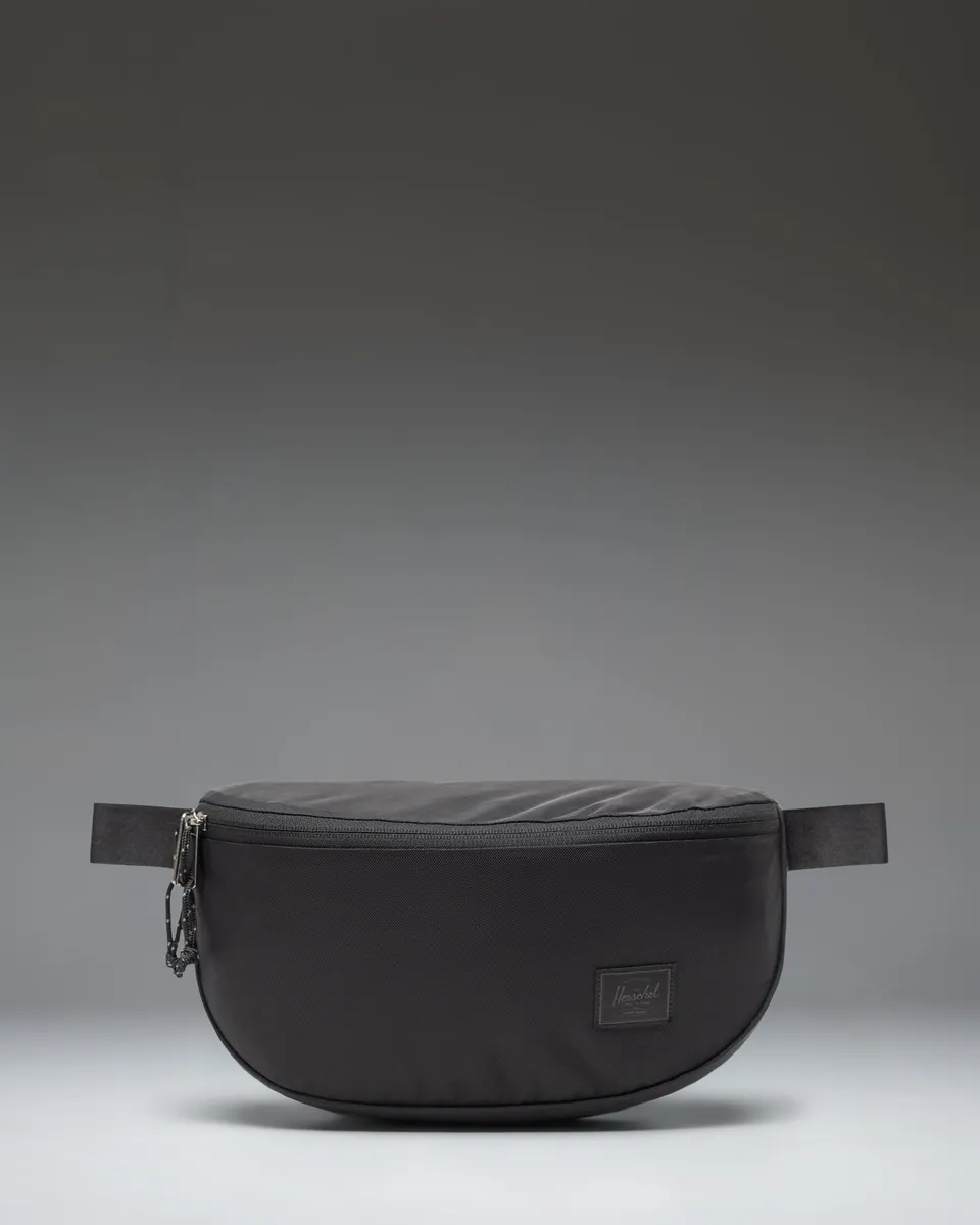 Herschel Kaine midjeveske nylon svart slouchy