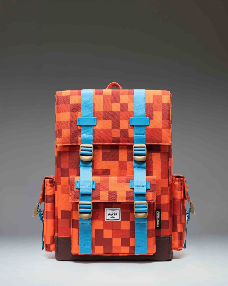 Herschel Minecraft Little America Cube sekk Black Block