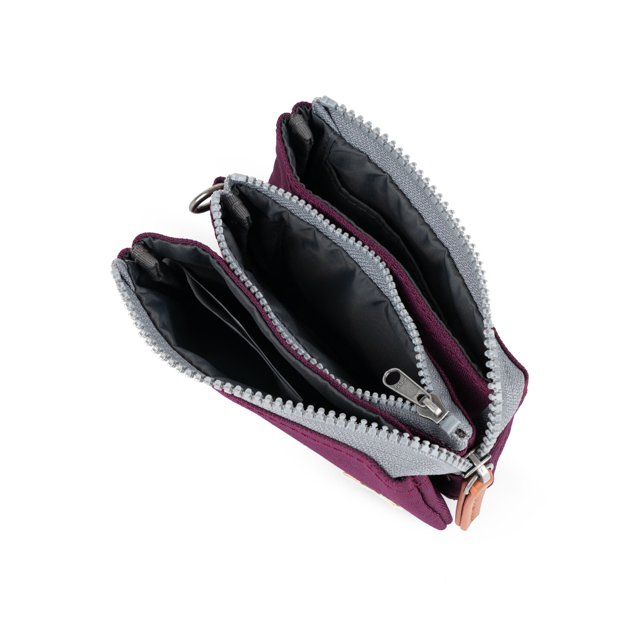 Roka London Carnaby Small lommebok Cherry Lacquer 0,2 liter