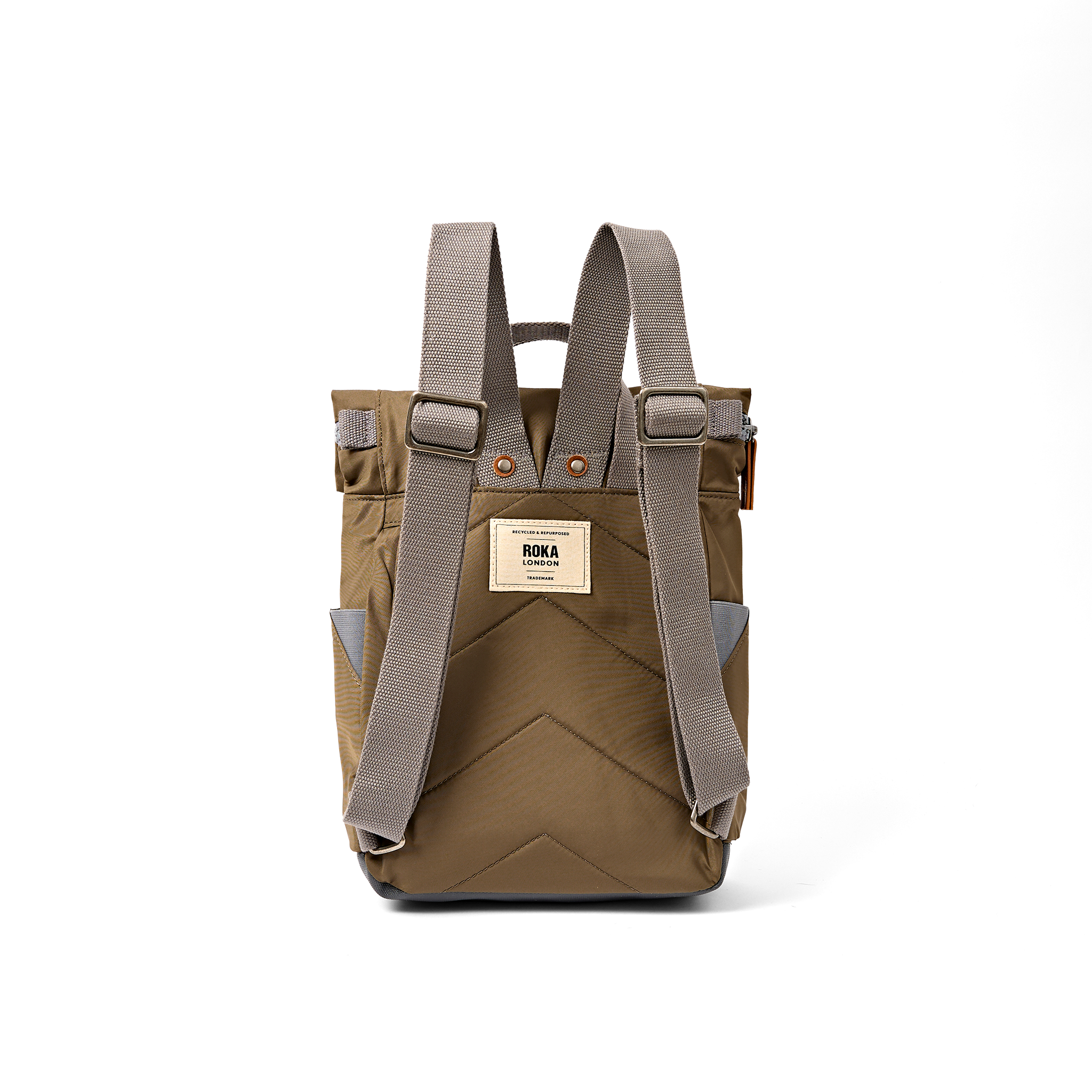 Roka London Canfield Roll Top ryggsekk Army Medium 16,4 liter