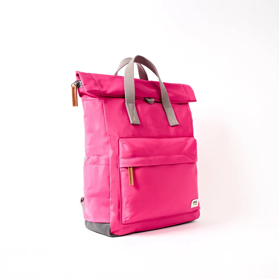 Roka London Canfield Roll Top ryggsekk Granita Red Medium