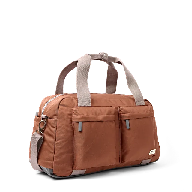 Roka London Gatwick duffelbag cinnamon medium håndbagasje