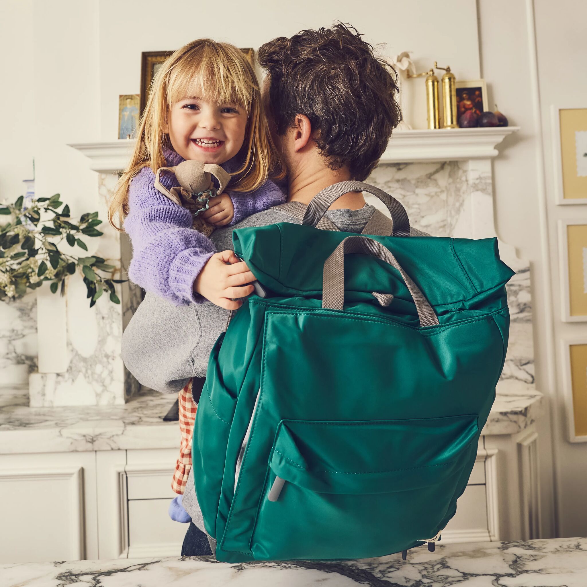 Roka London Primrose Large stellebag teal 4-i-1 sett