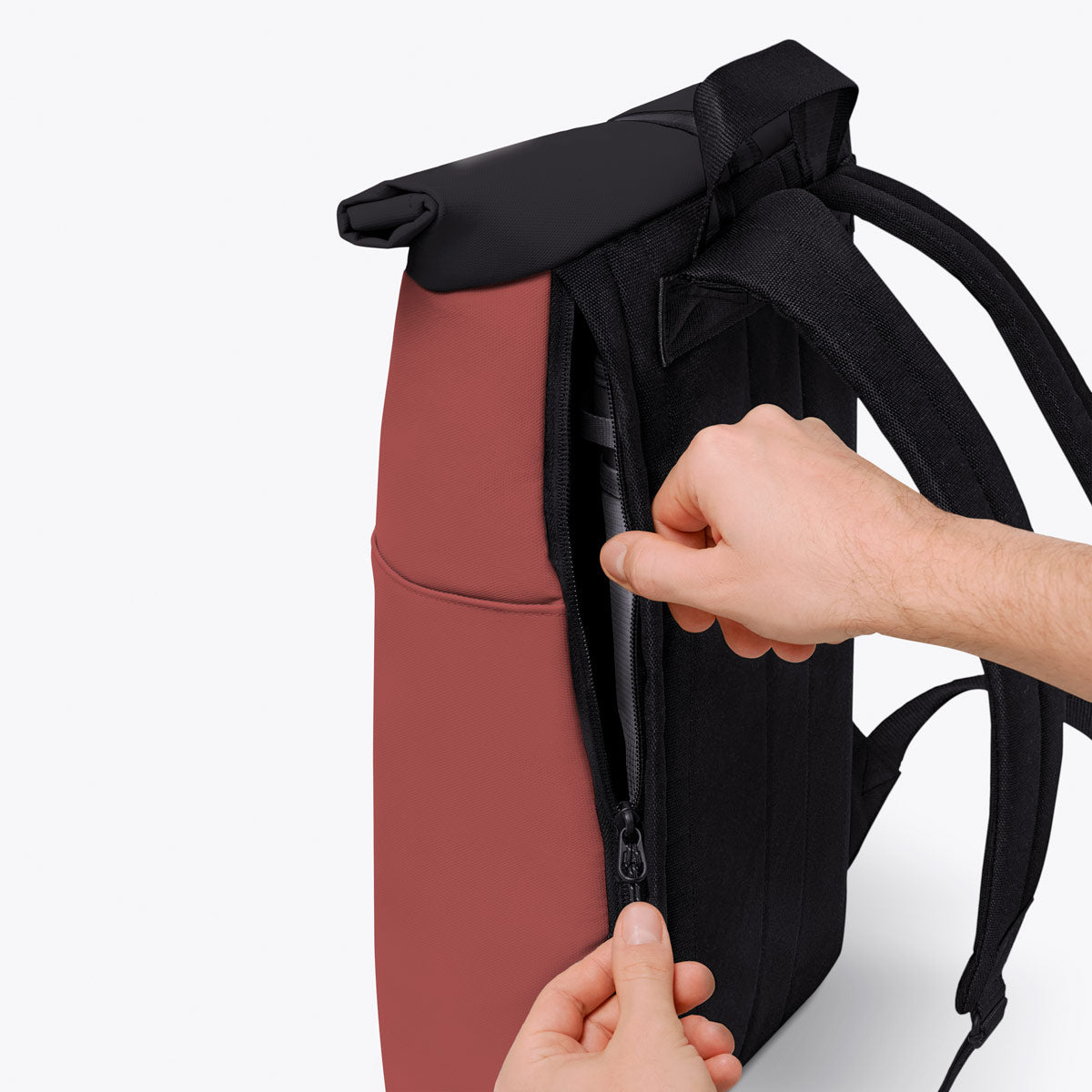 Ucon Acrobatics Hajo Roll-Top sekk Hibiscus-Black Mini tech
