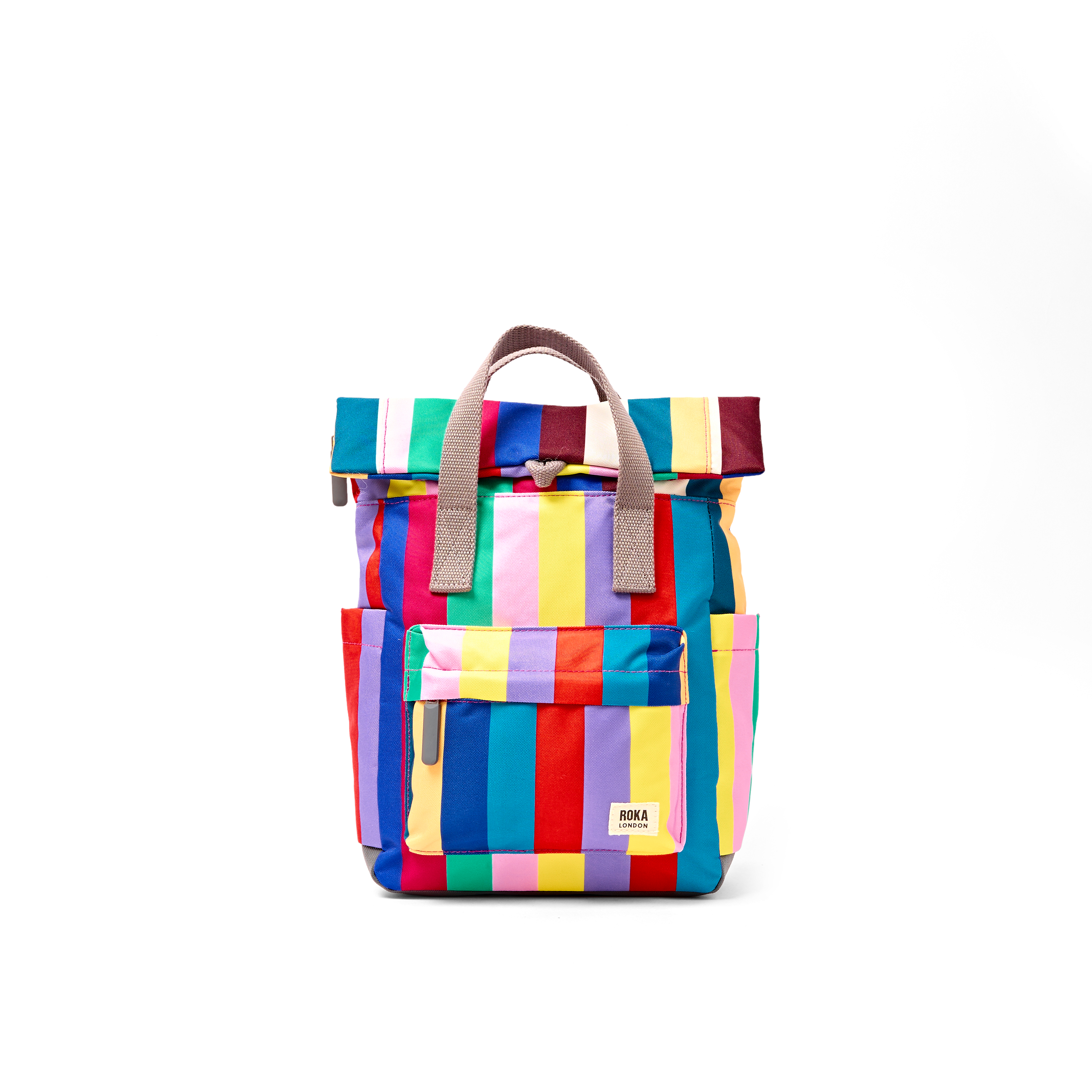 Roka London Canfield Stripe roll top ryggsekk 16 liter