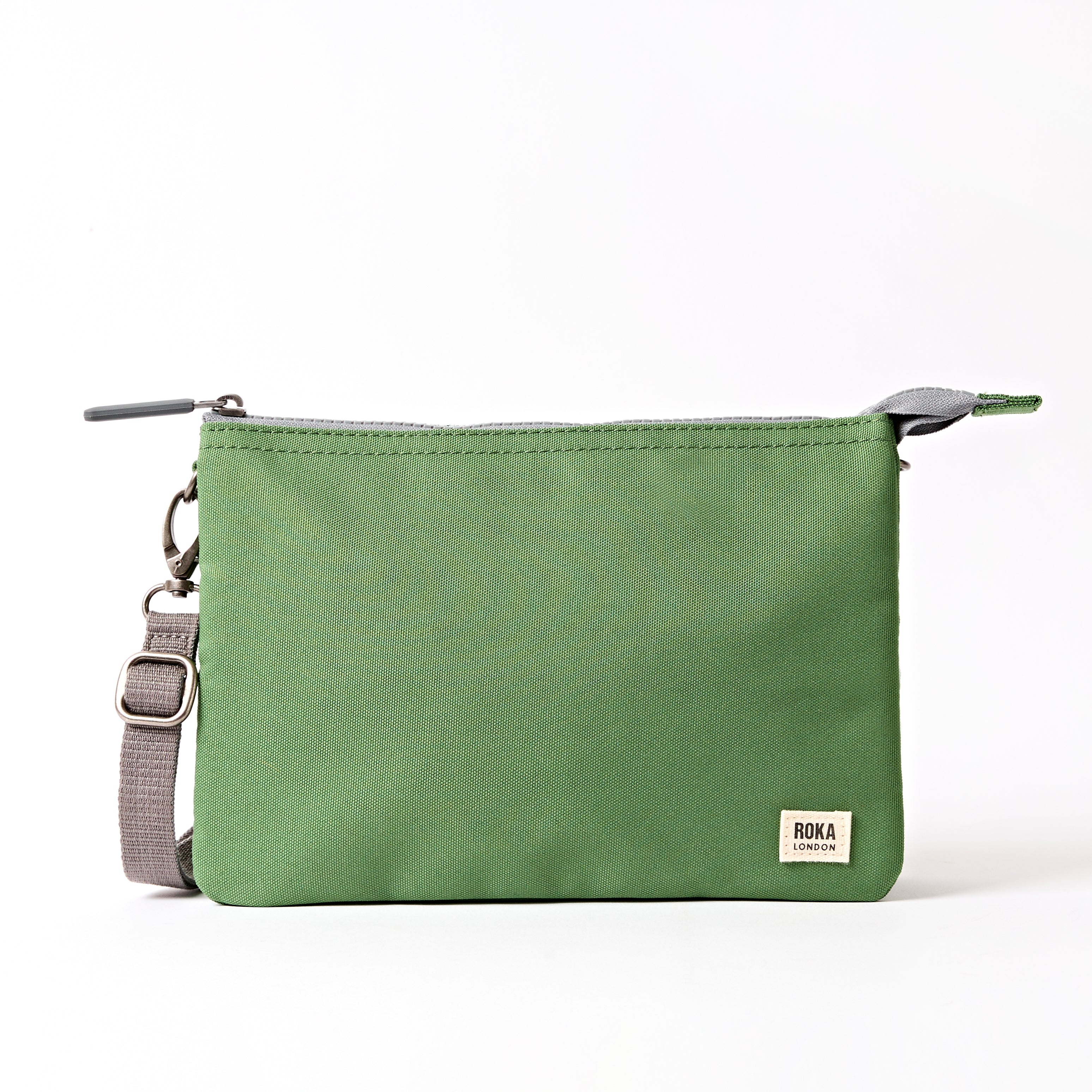 Roka London Carnaby crossbody veske artichoke XL 0,5 L