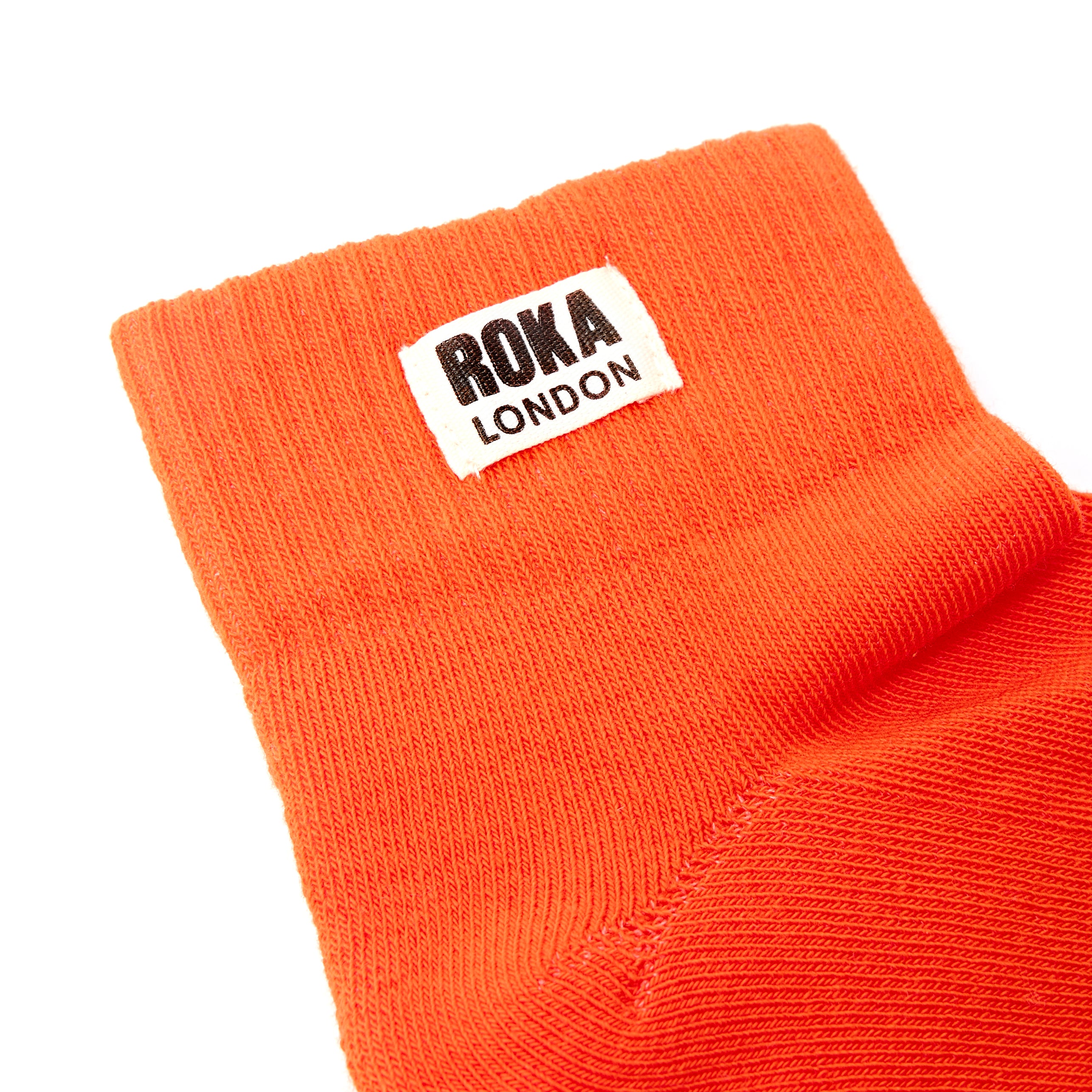 Roka London Wembley ankelsokker jaffa orange økologisk