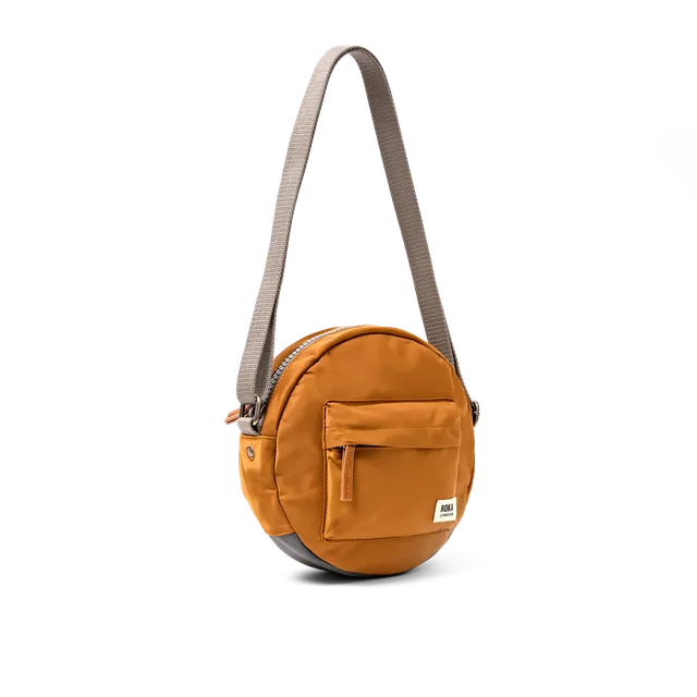 Roka London Paddington rund veske Small Biscuit crossbody 4,1L