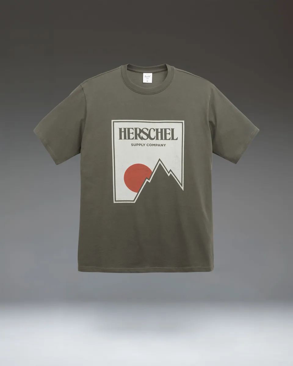 Herschel Suncrest T-skjorte herre Beetle bomull