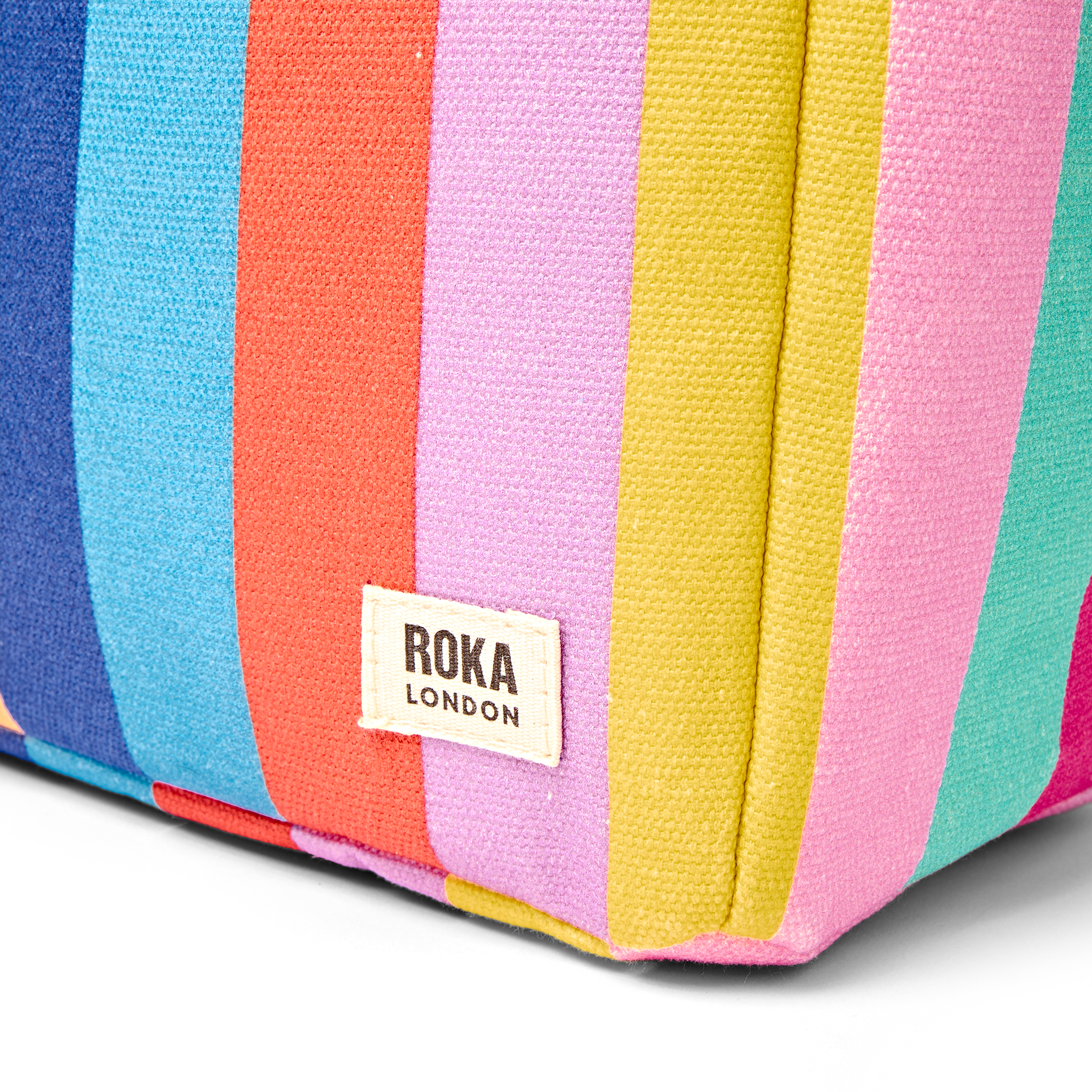 Roka Hampstead Lunch Bag matveske isolert Wide Stripe Multi