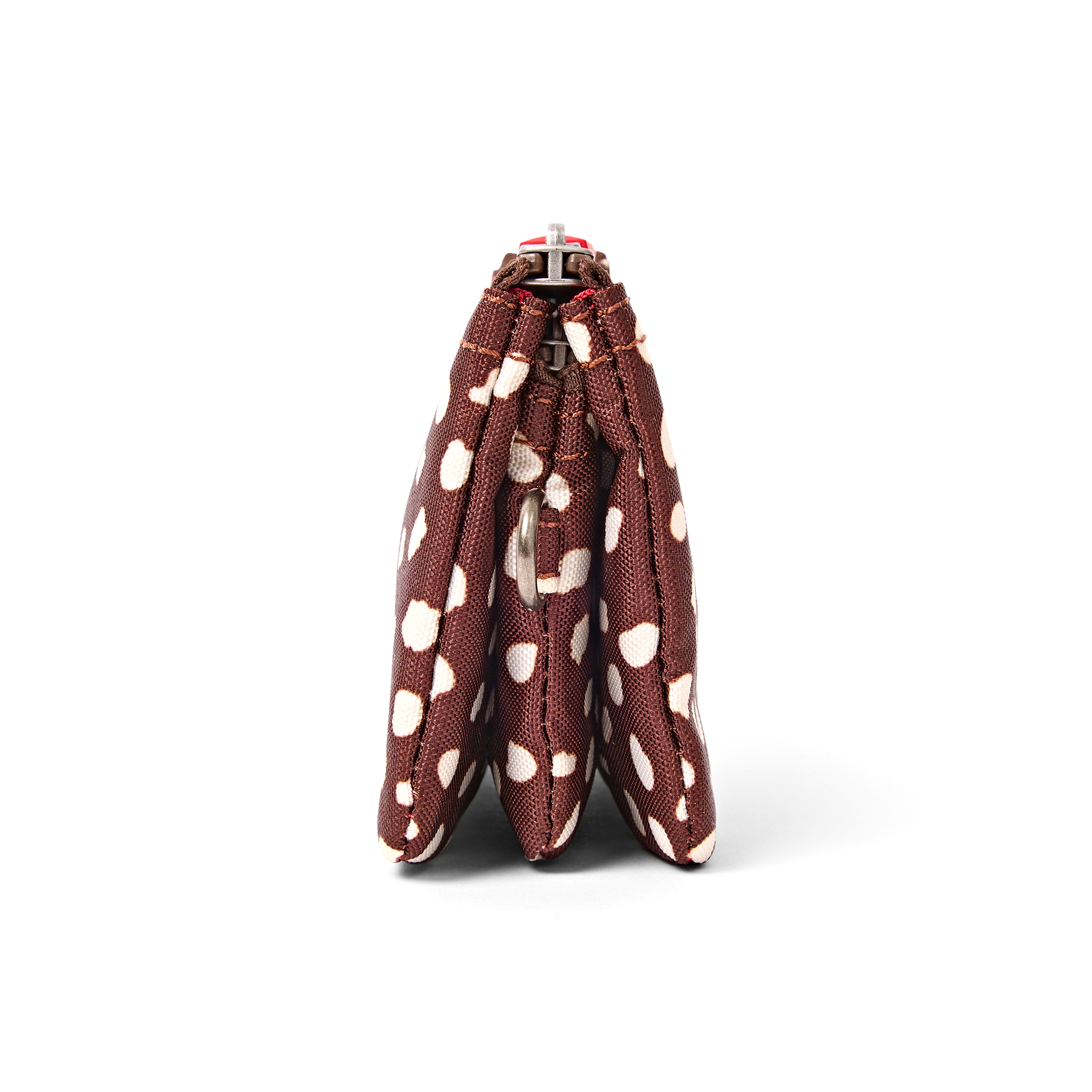 Roka London Carnaby lommebok small brown dot resirkulert