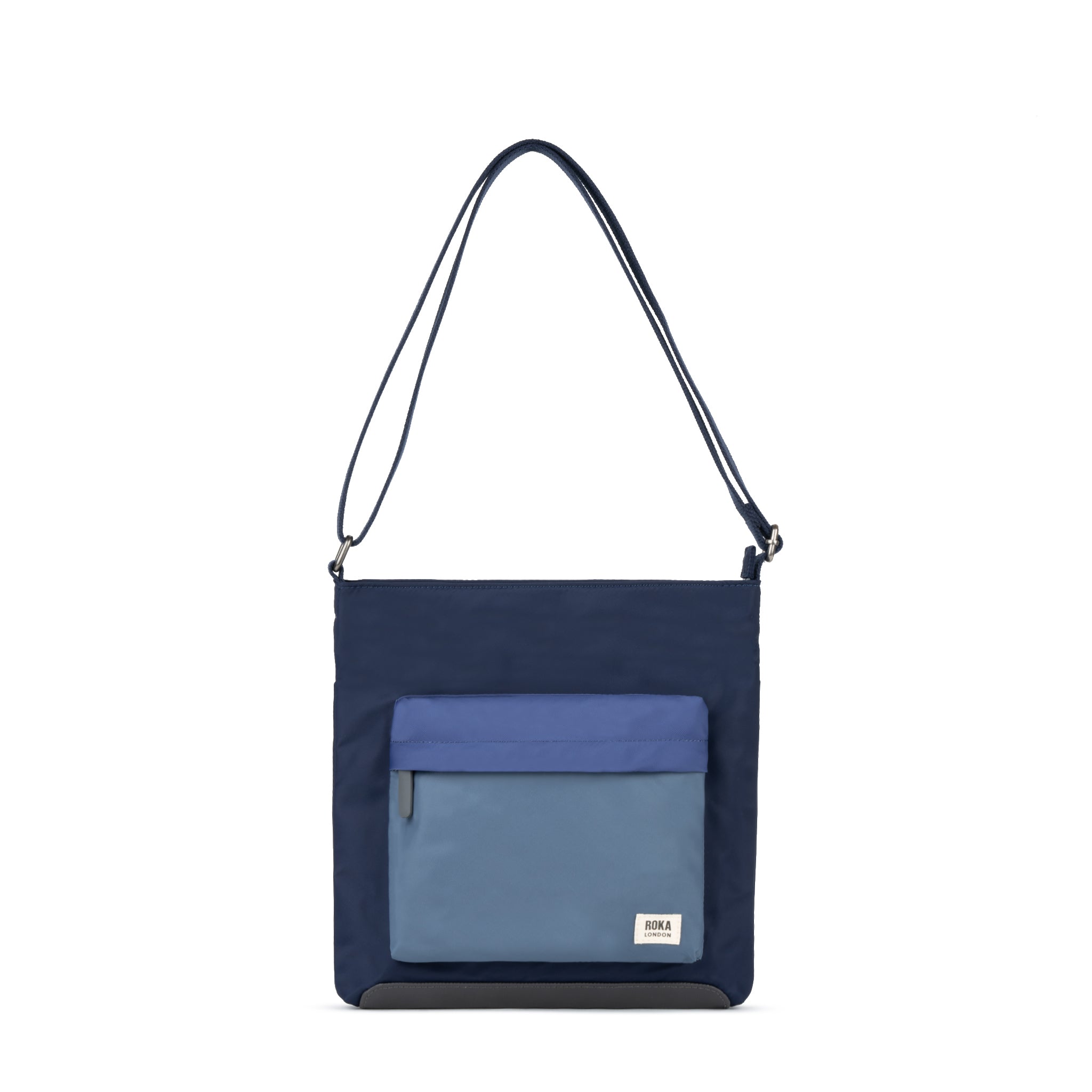 Roka London Kennington Indigo crossbody Medium 2,7 liter