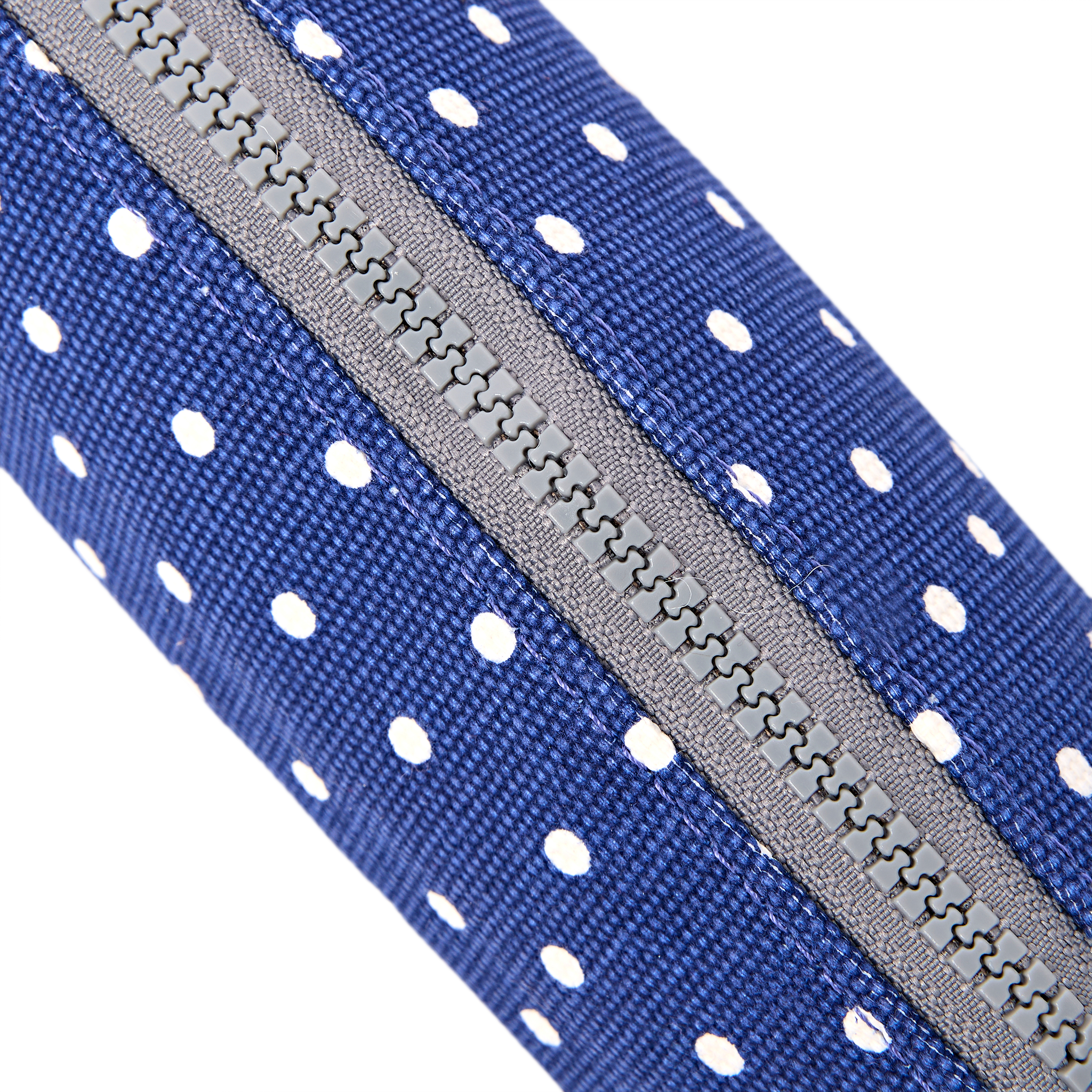 Roka London Tate Small mappe Navy Polka bomull