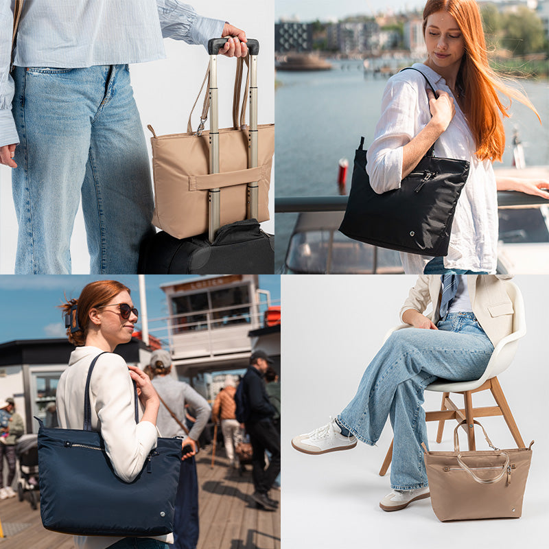 Pacsafe W toteveske tyverisikker med PC-lomme