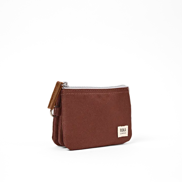 Roka London Carnaby lommebok chocolate 0,2 liter