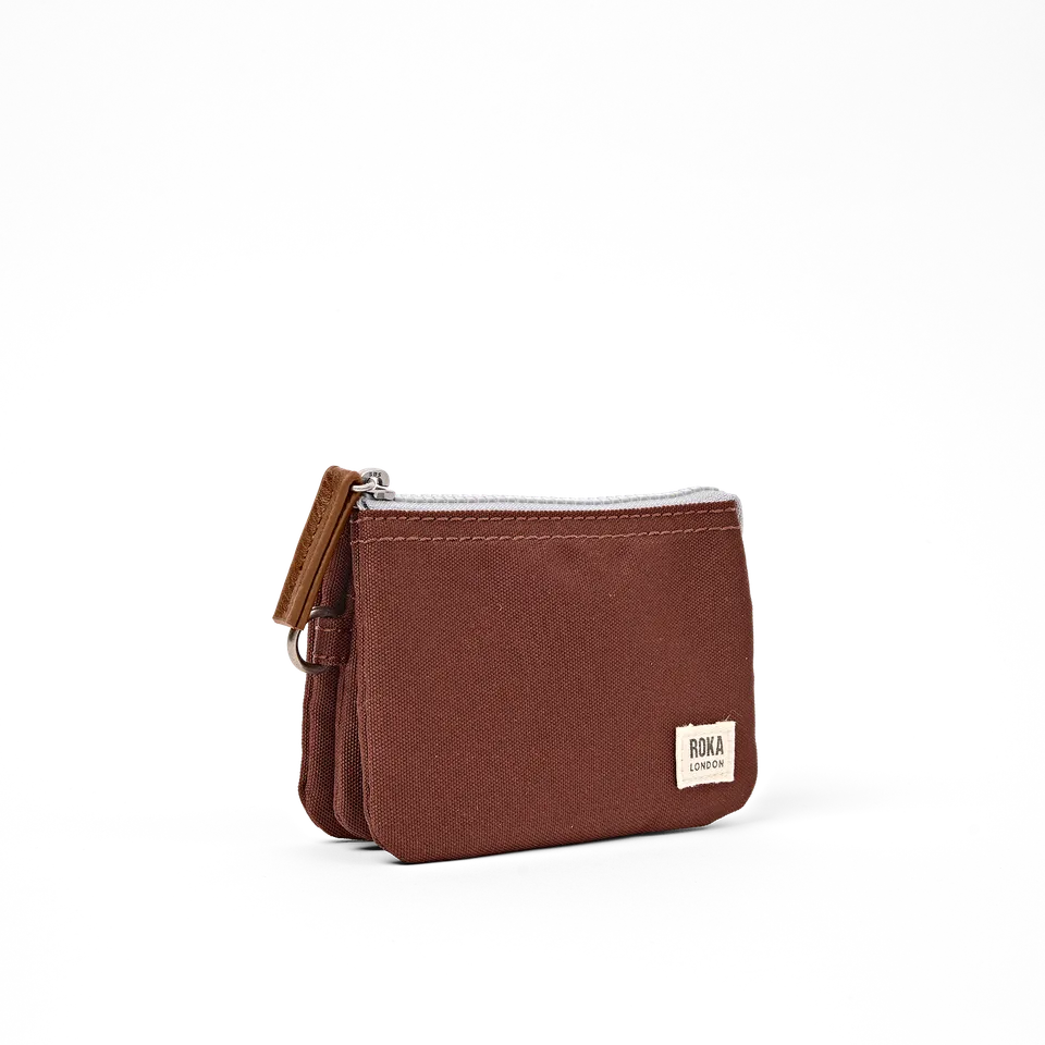 Roka London Carnaby lommebok chocolate 0,2 liter