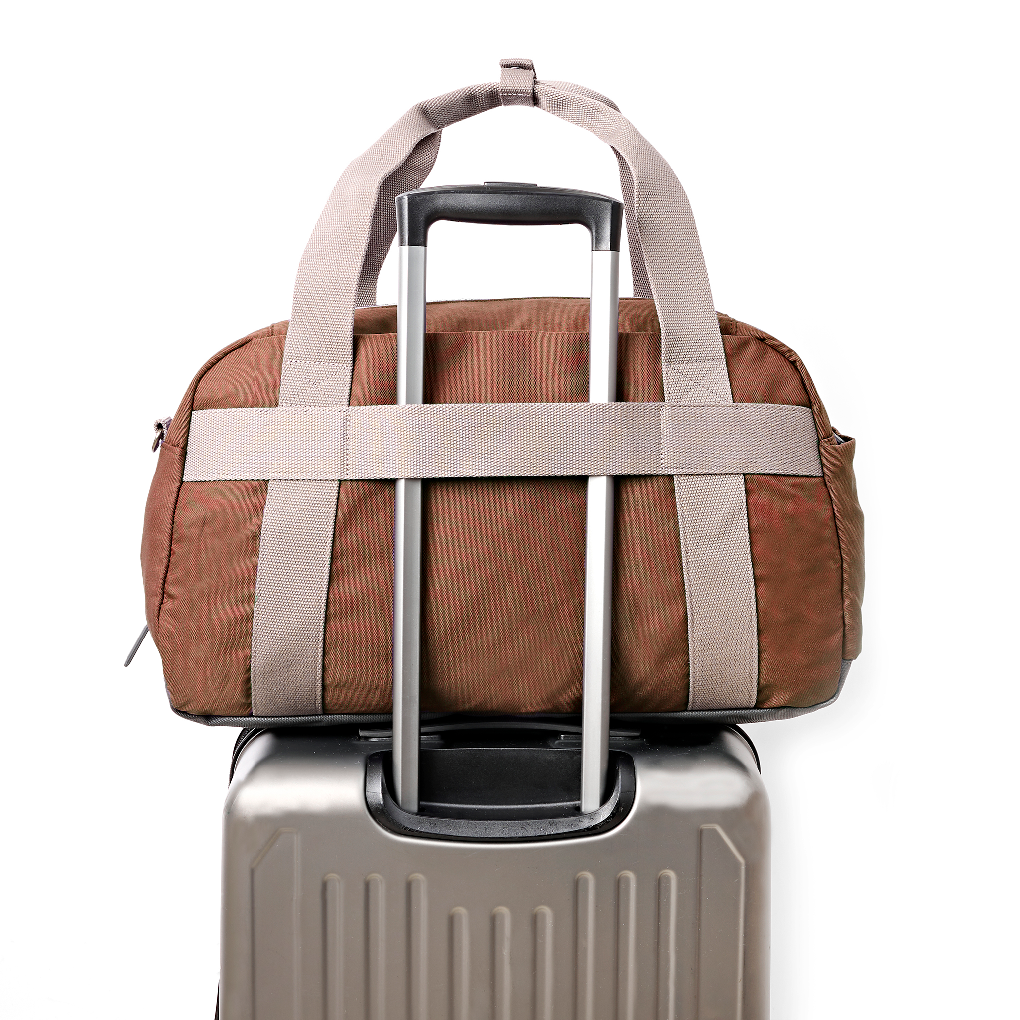 Roka London Gatwick duffelbag cinnamon medium håndbagasje