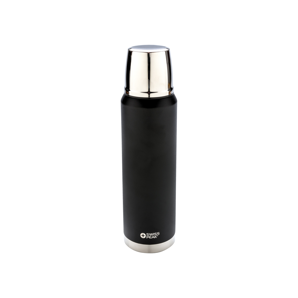 Swiss Peak Elite termos 1 liter svart kobberisolert