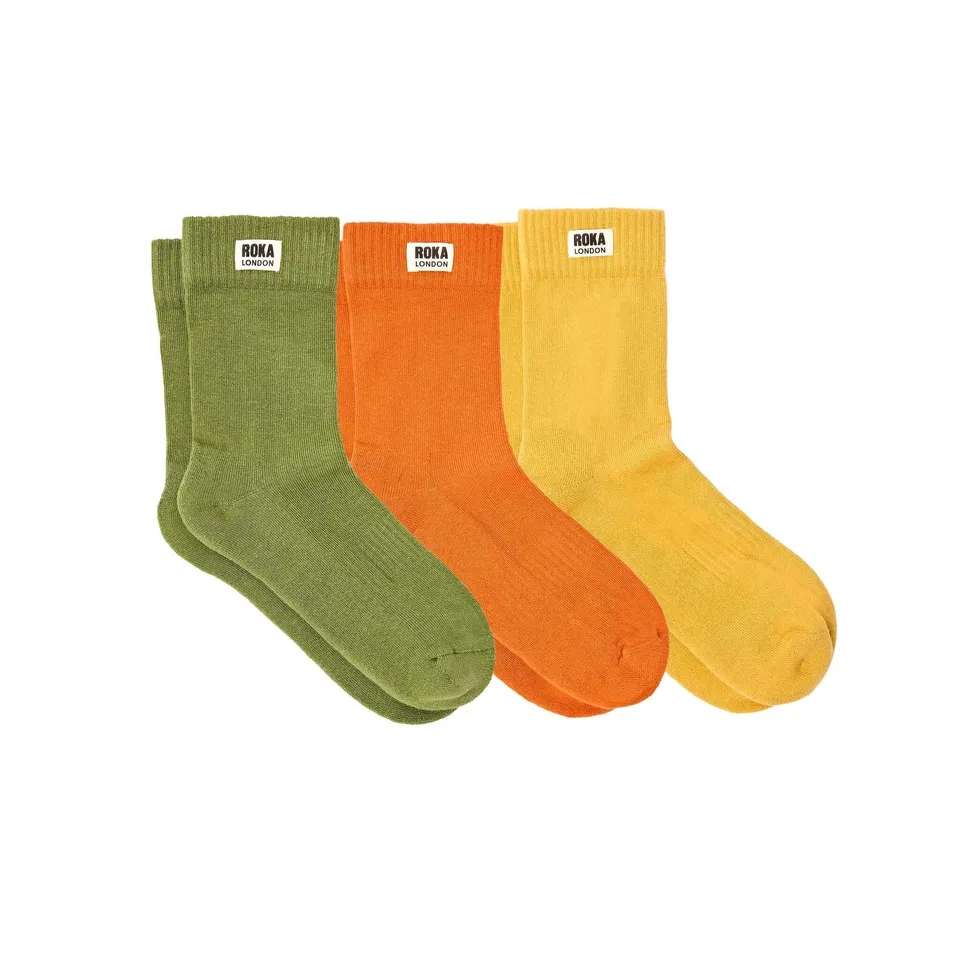 Roka London Wimbledon Sunny sokker 3-pack herre rosa