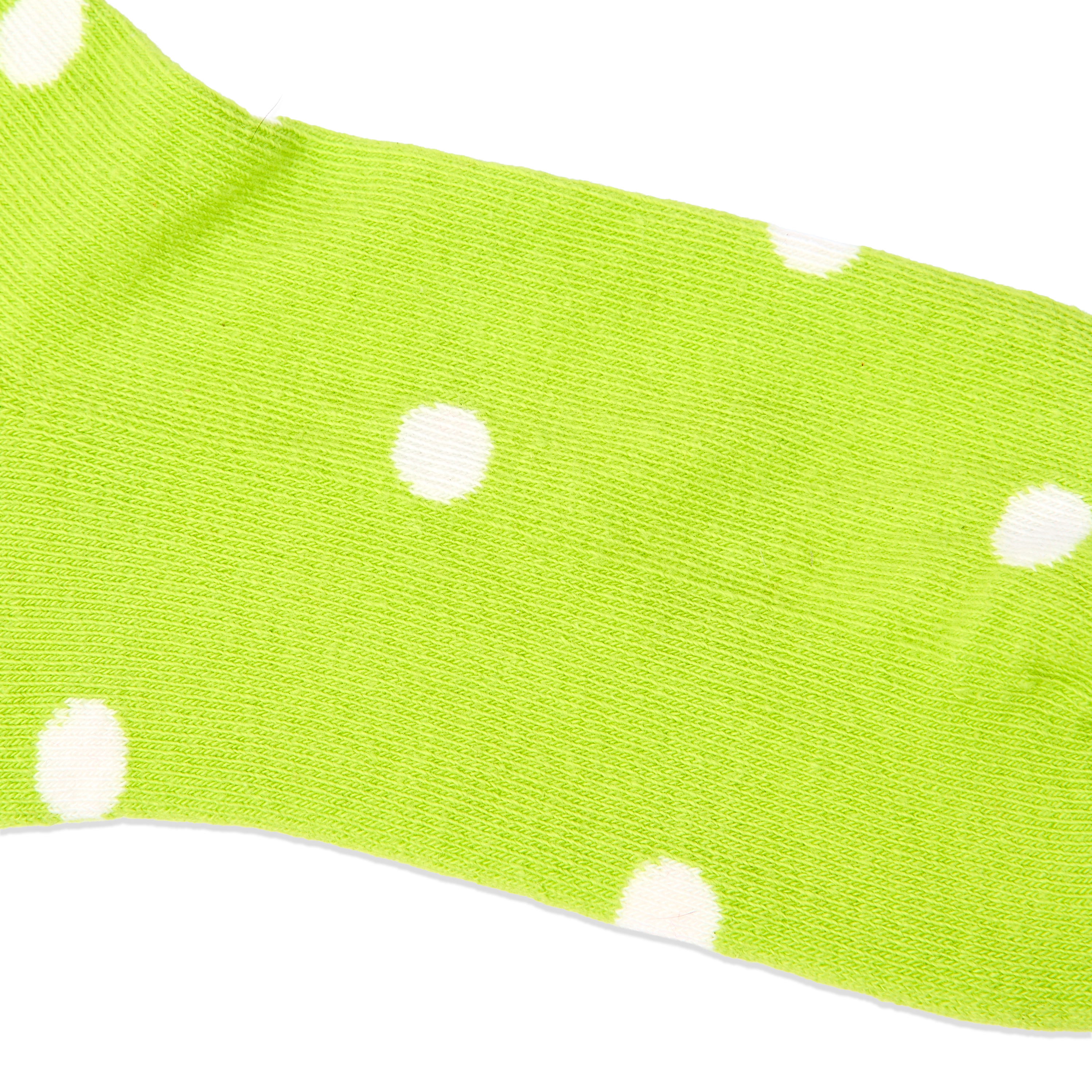 Roka London Wimbledon sokker Lime Dot 36-42 bomull