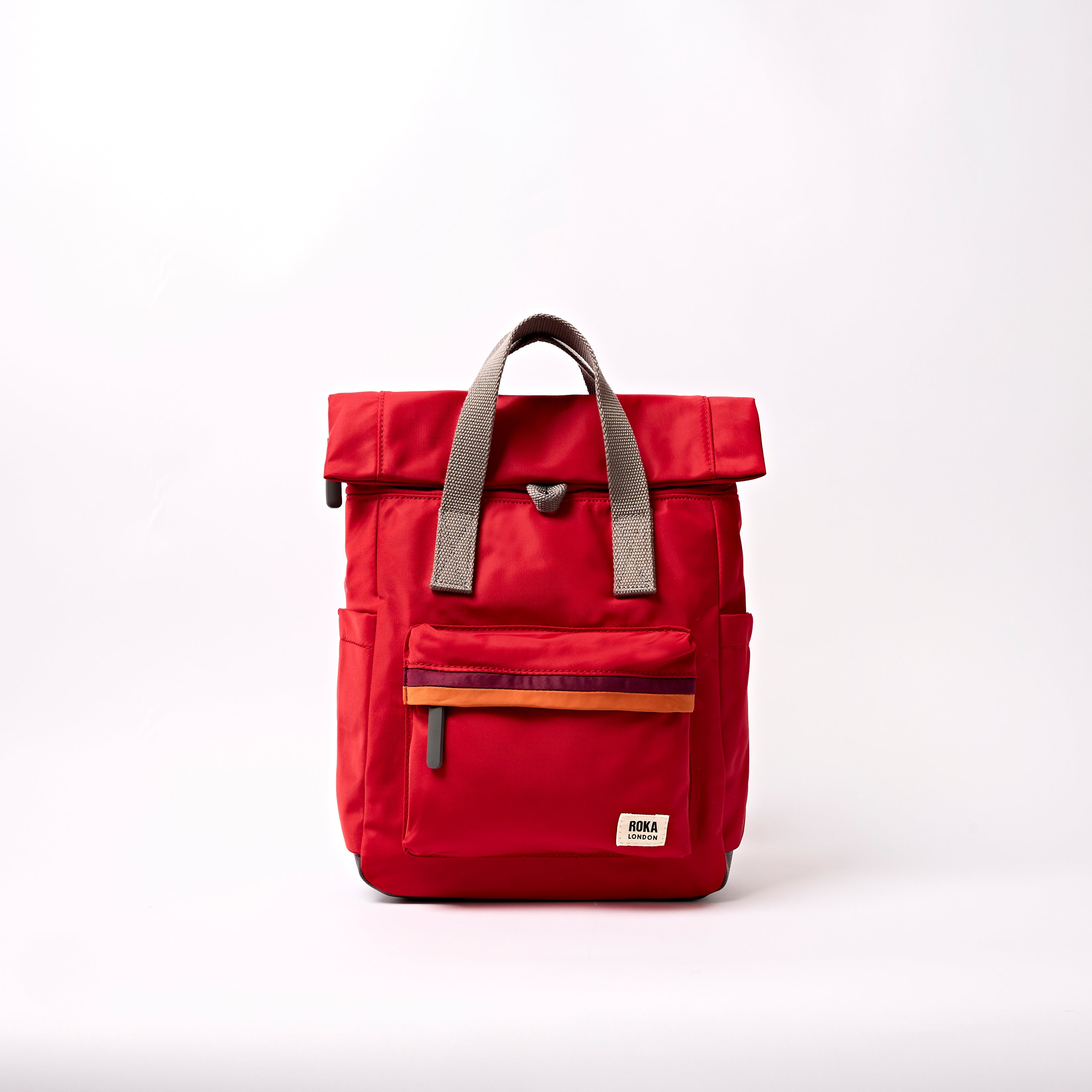 Roka Canfield roll-top ryggsekk 9,8L Cranberry Stripe