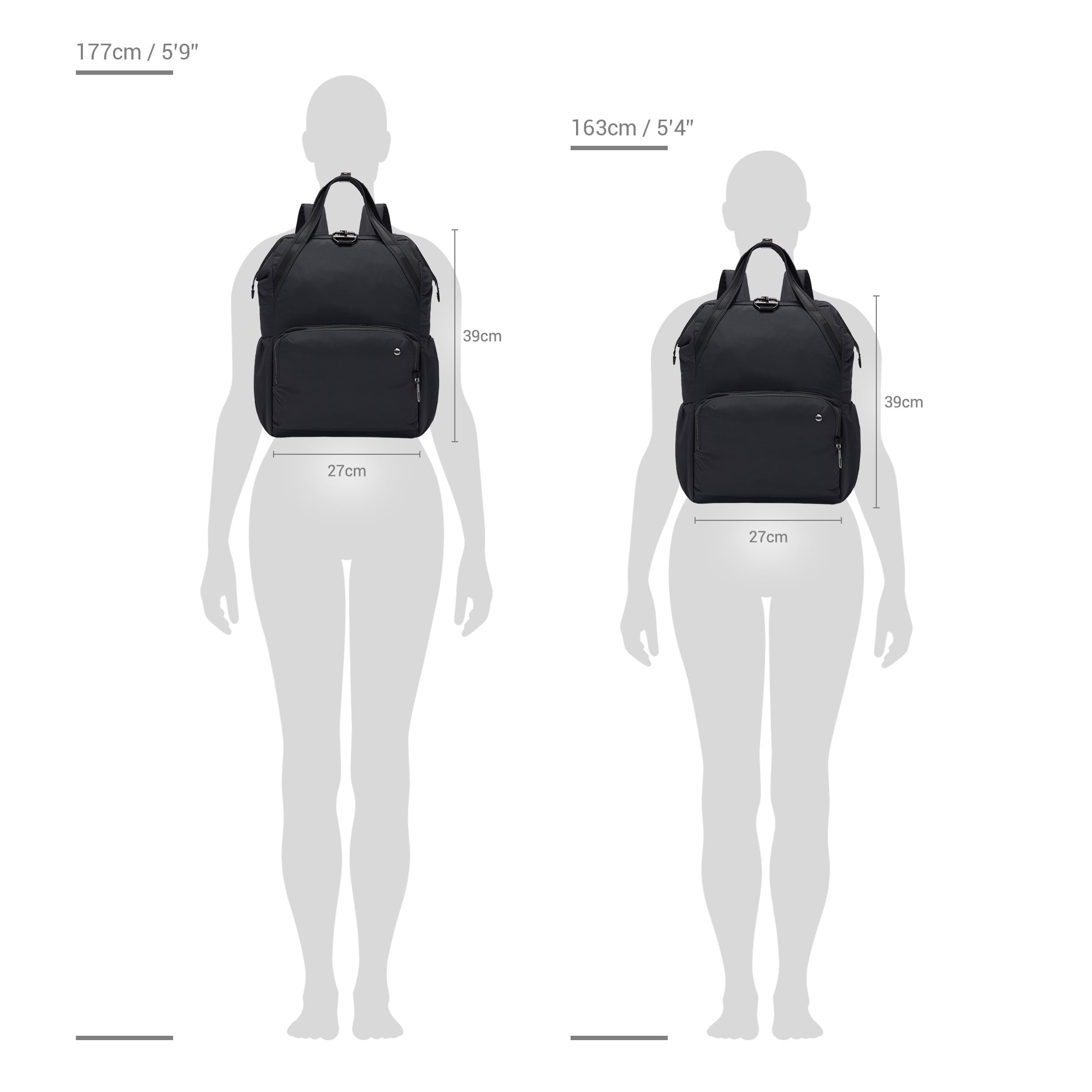 Pacsafe CX 17L ryggsekk 16" PC ECONYL