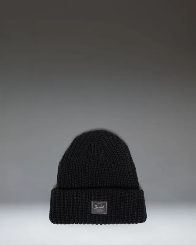 Herschel Douglas beanie chunky strikk svart
