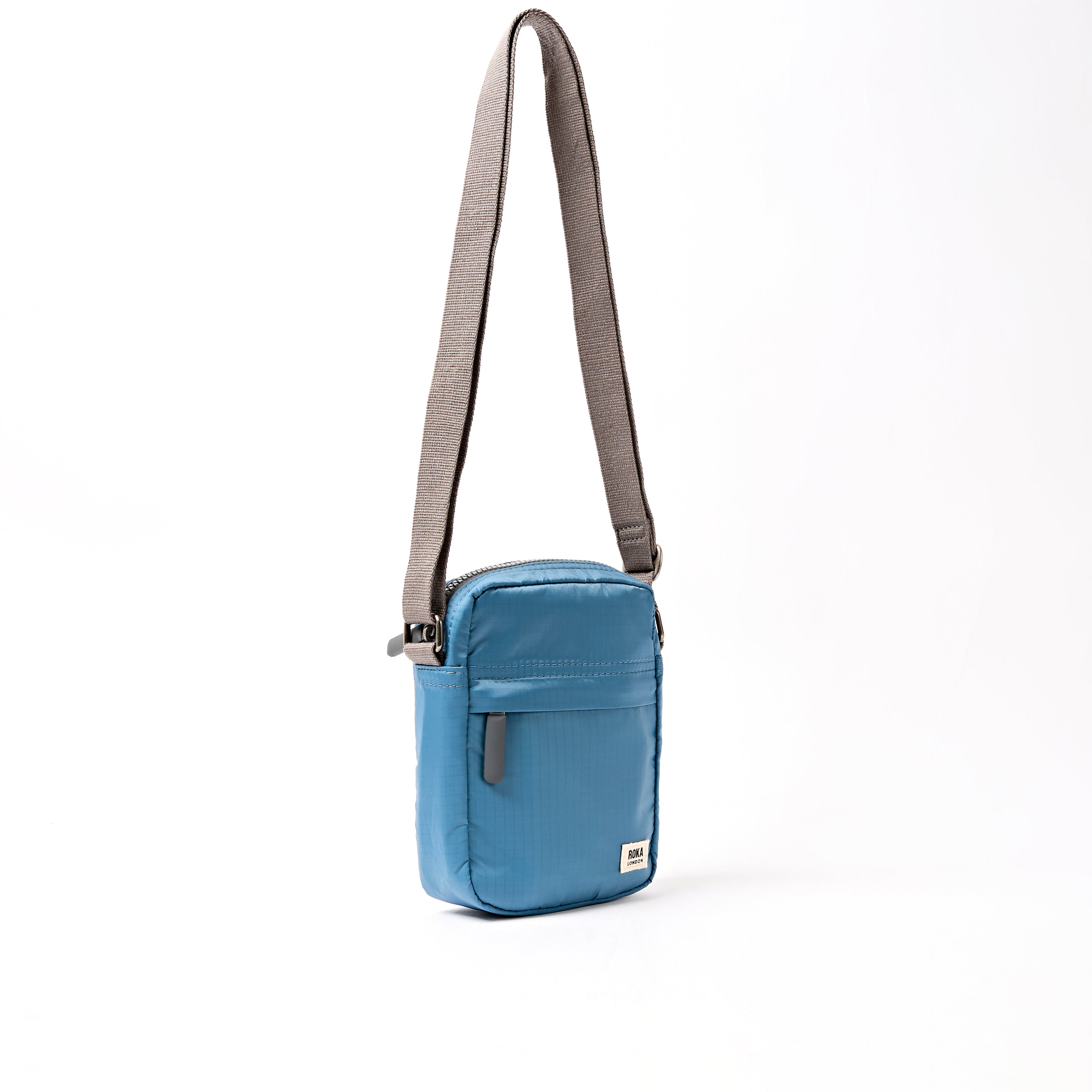 Roka London Bond skulderveske small retro blue