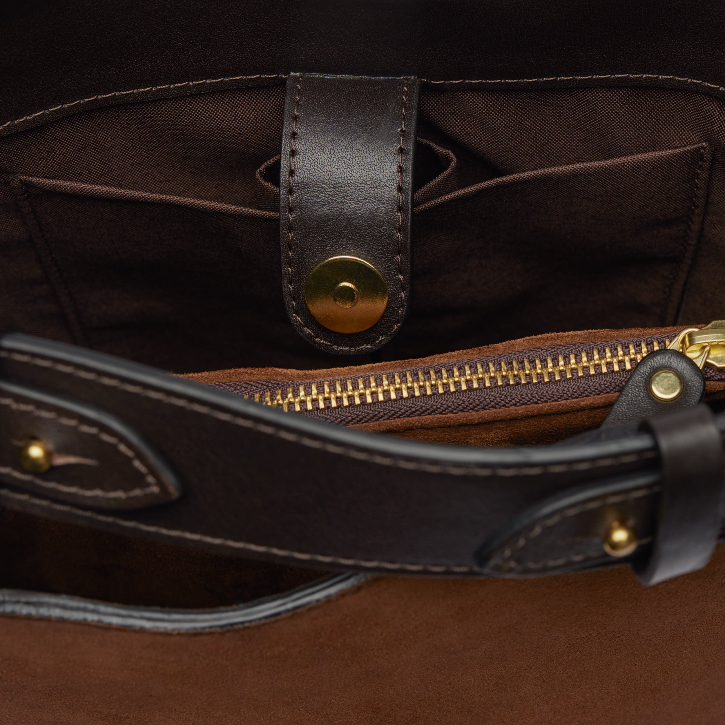 Chapman Madeleine Bucket Bag veske svart semsket