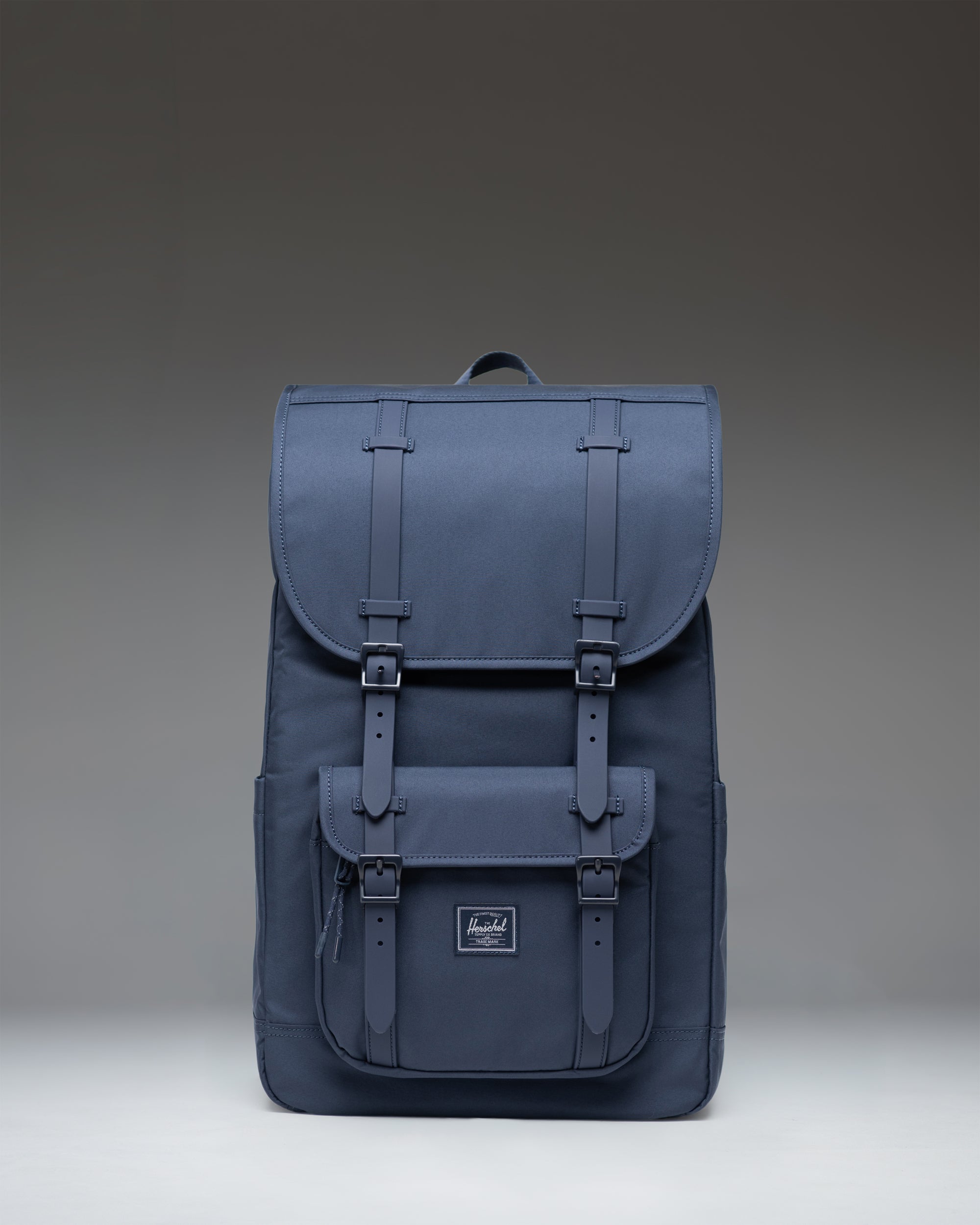 Herschel Little America Backpack ryggsekk Black/Grey twill