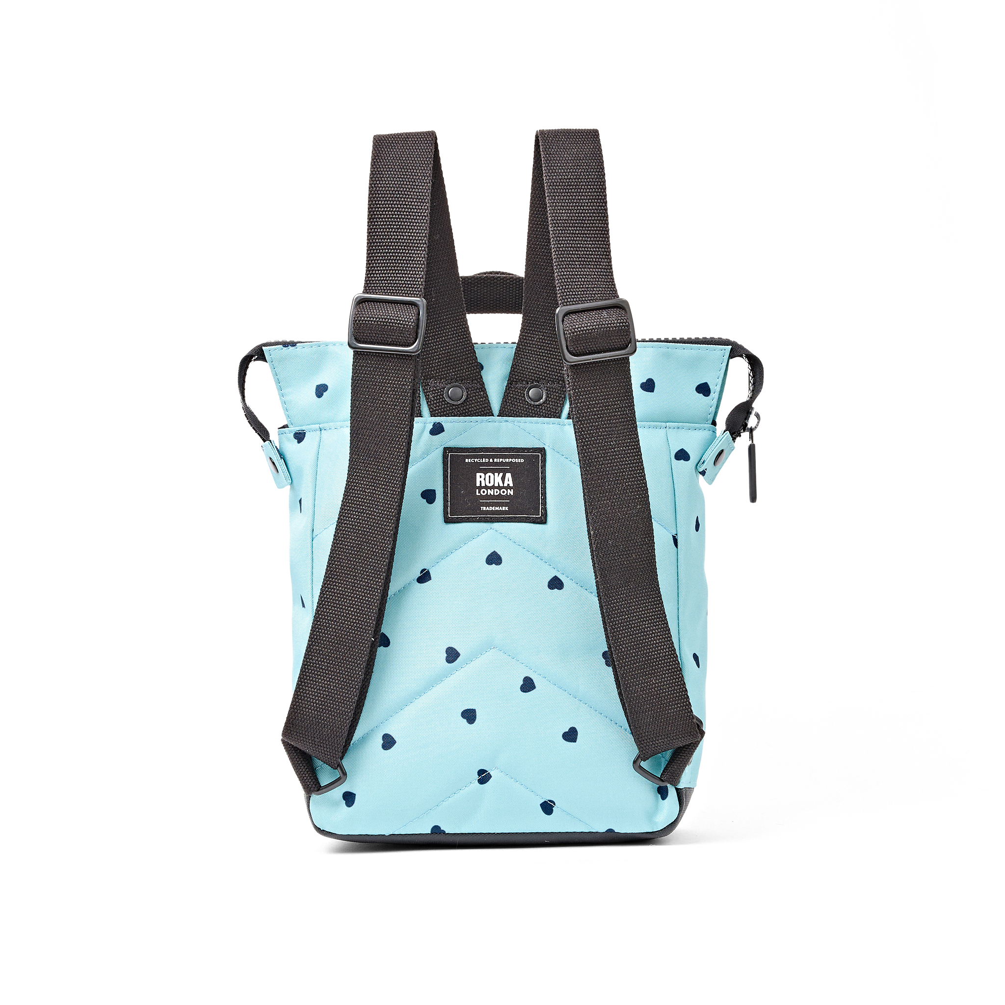 Roka London Bantry ryggsekk Heart Print Small 7,4 liter