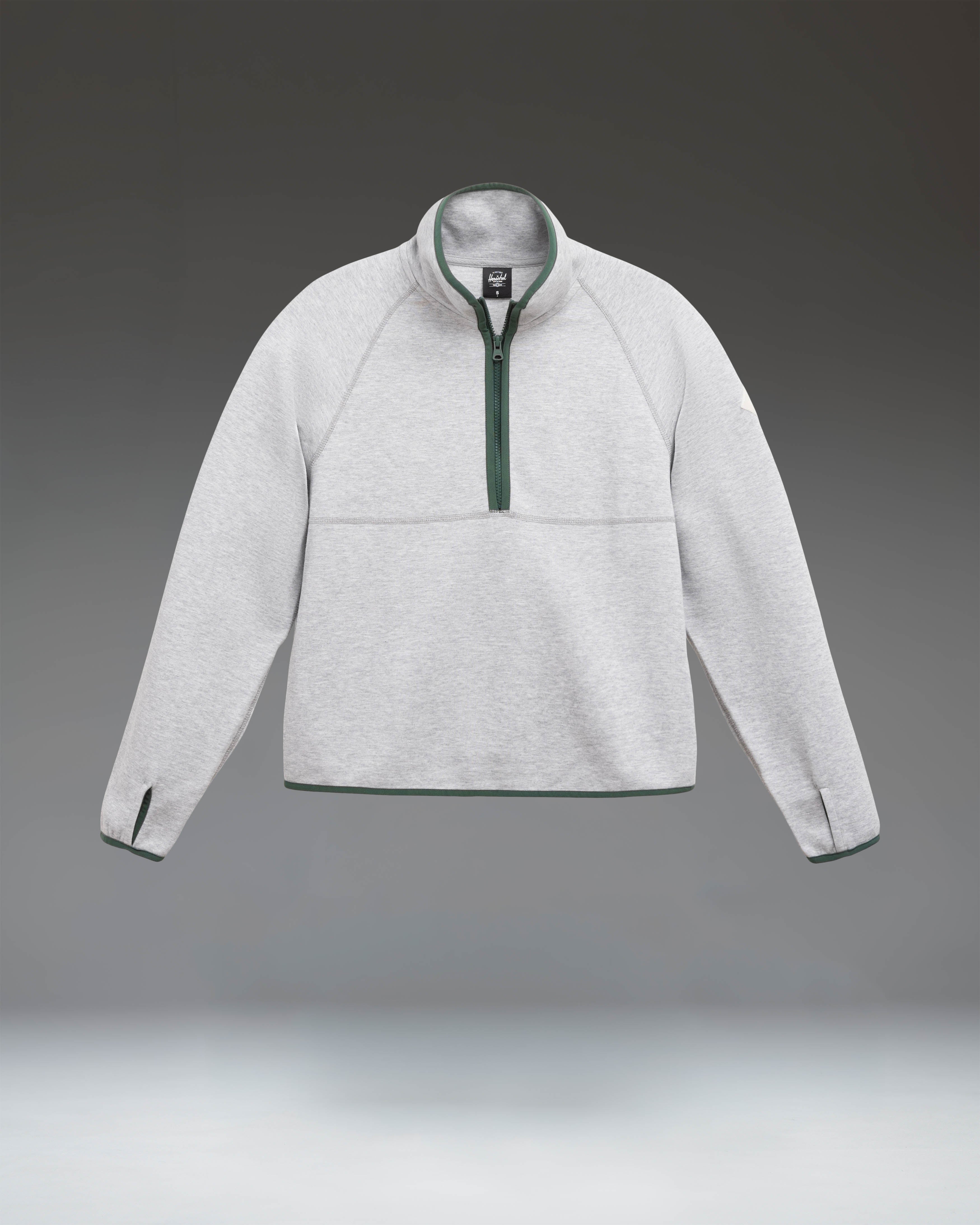 Herschel Performance quarter zip dame svart