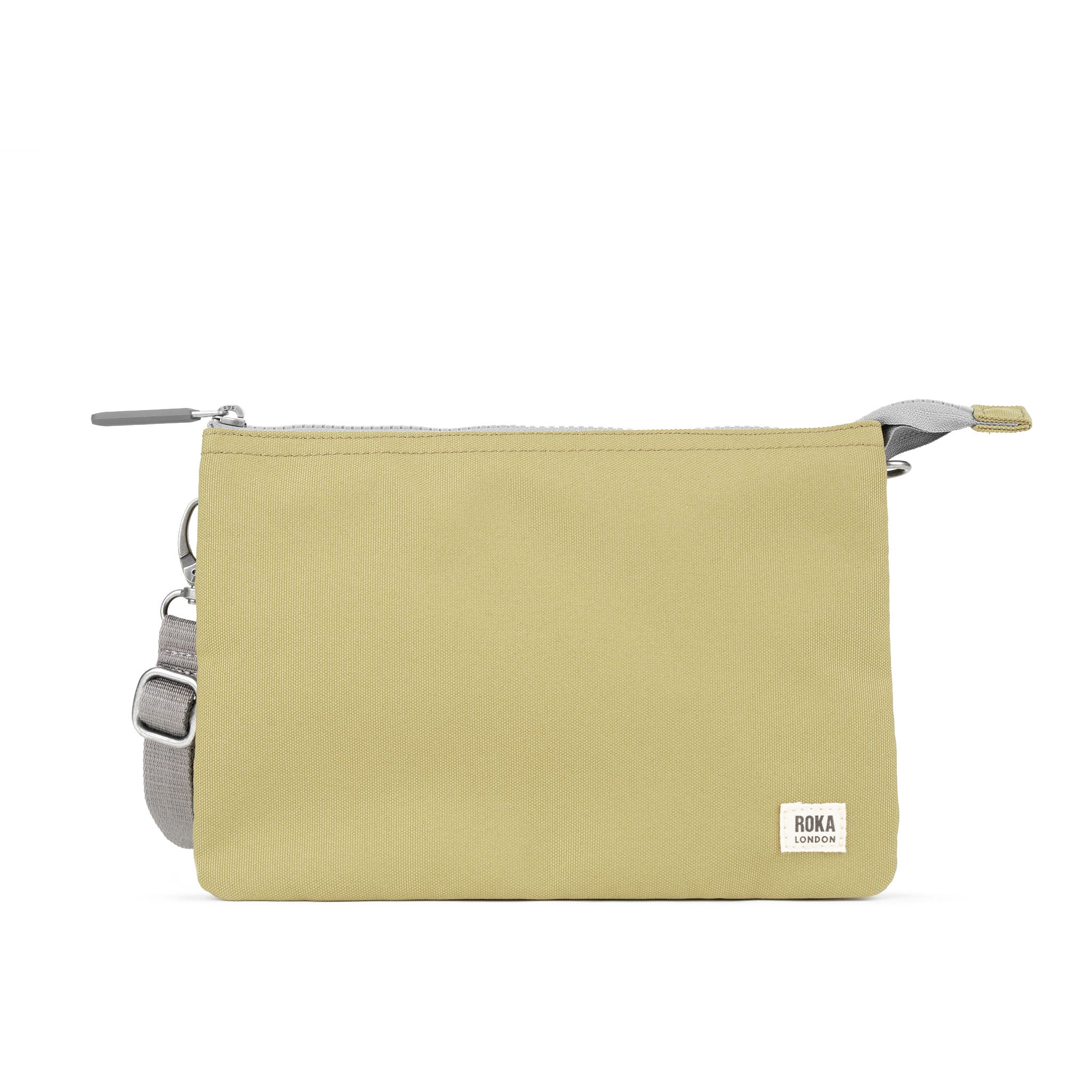Roka London Carnaby skulderveske XL khaki 0,5 liter