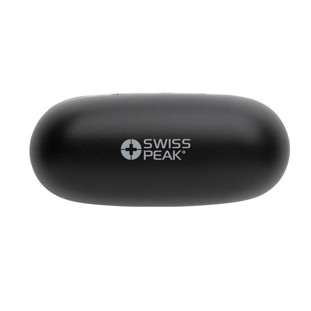 Swiss Peak TWS 2.0 ørepropper svart resirkulert plast