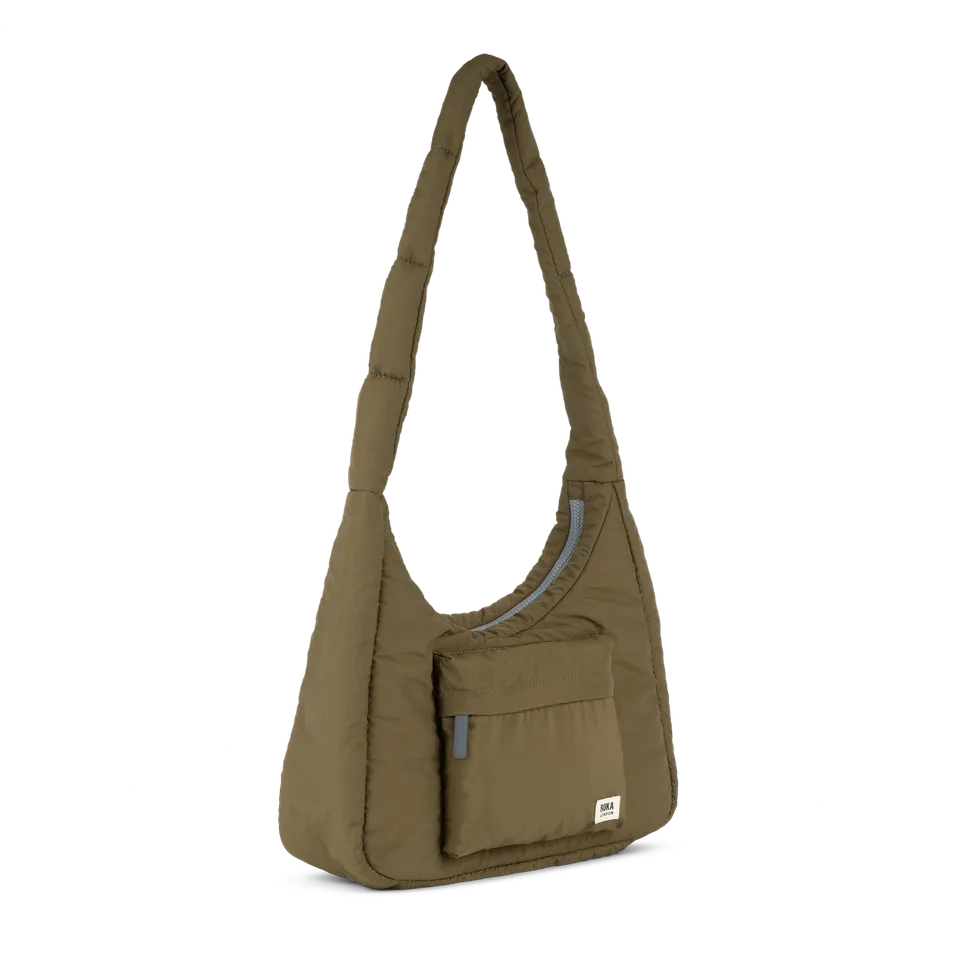 Roka London Belsize crossbody moss 14,7 liter vattert