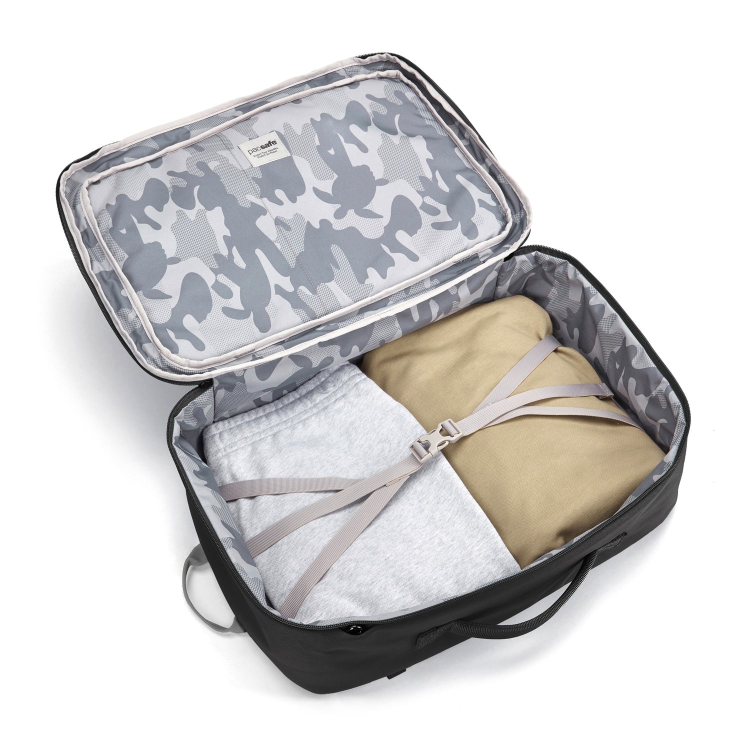 Pacsafe GO 34L ryggsekk kabin tyverisikker Jet Black