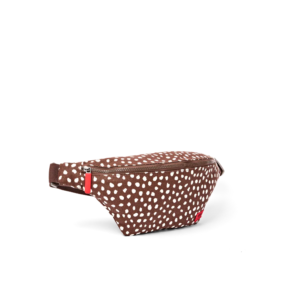 Roka London Mill Hill rumpetaske brown spot small 3,7L