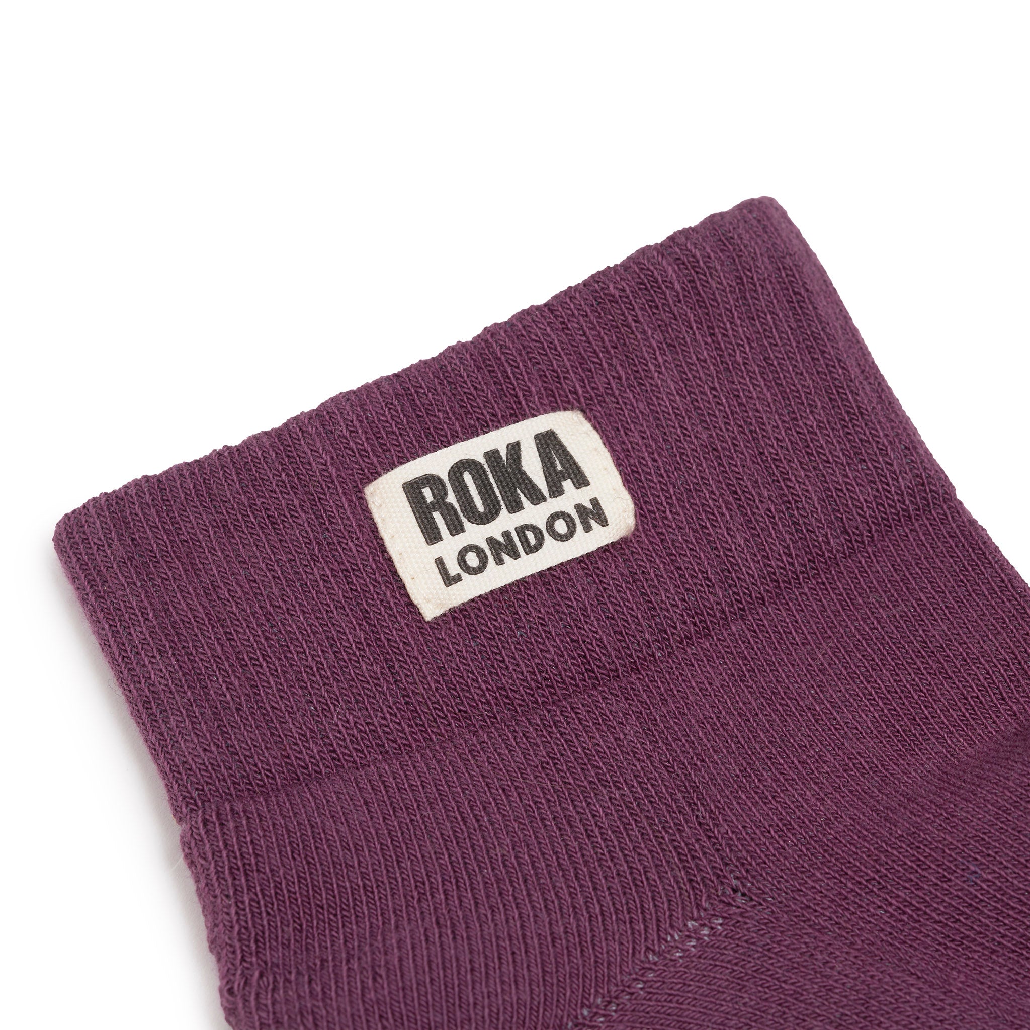 Roka London Wembley ankelsokker berry økologisk bomull