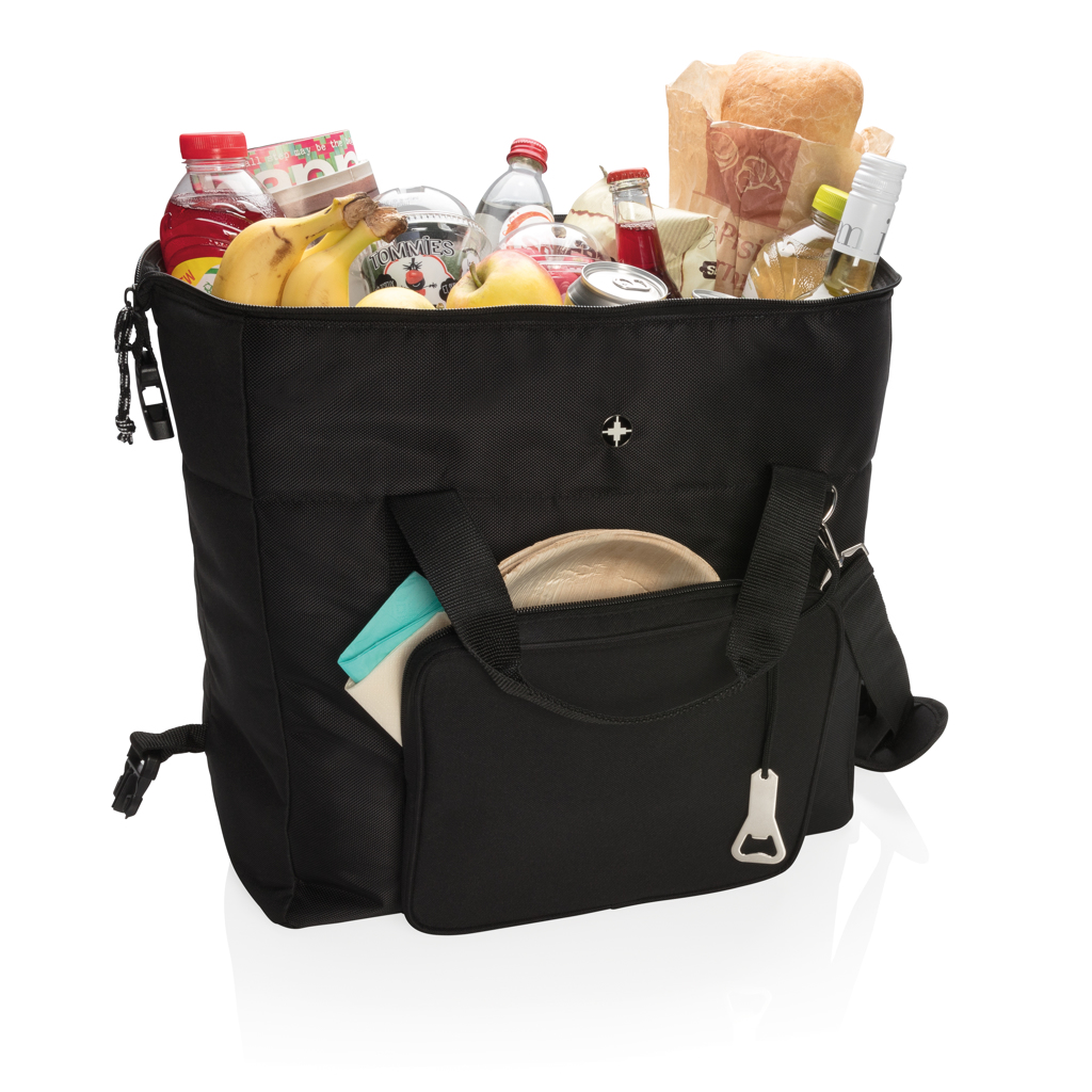 Swiss Peak XXL tote- og duffel-kjølebag svart 40 liter
