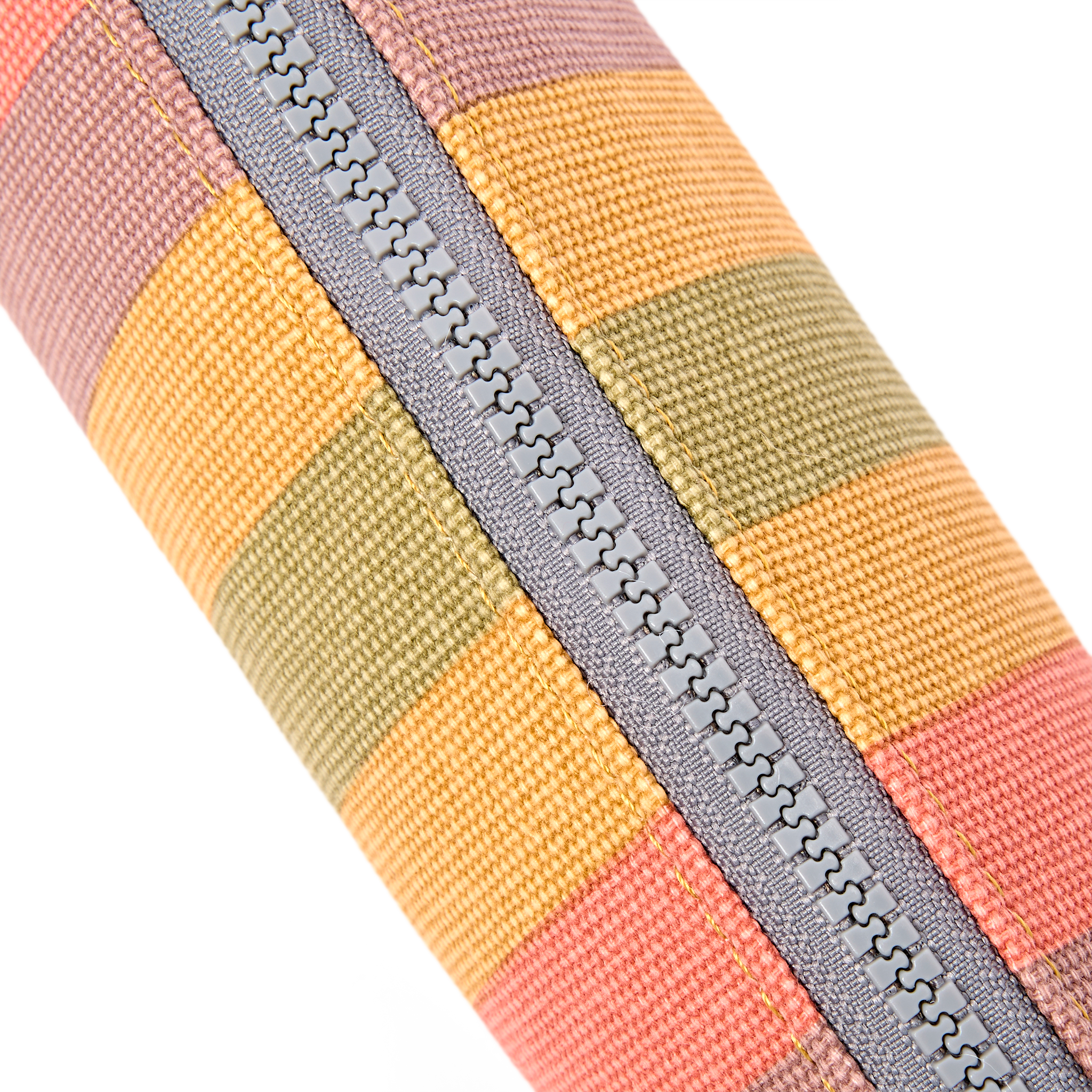 Roka London Tate Pouch mappe faded multi stripe small bomull