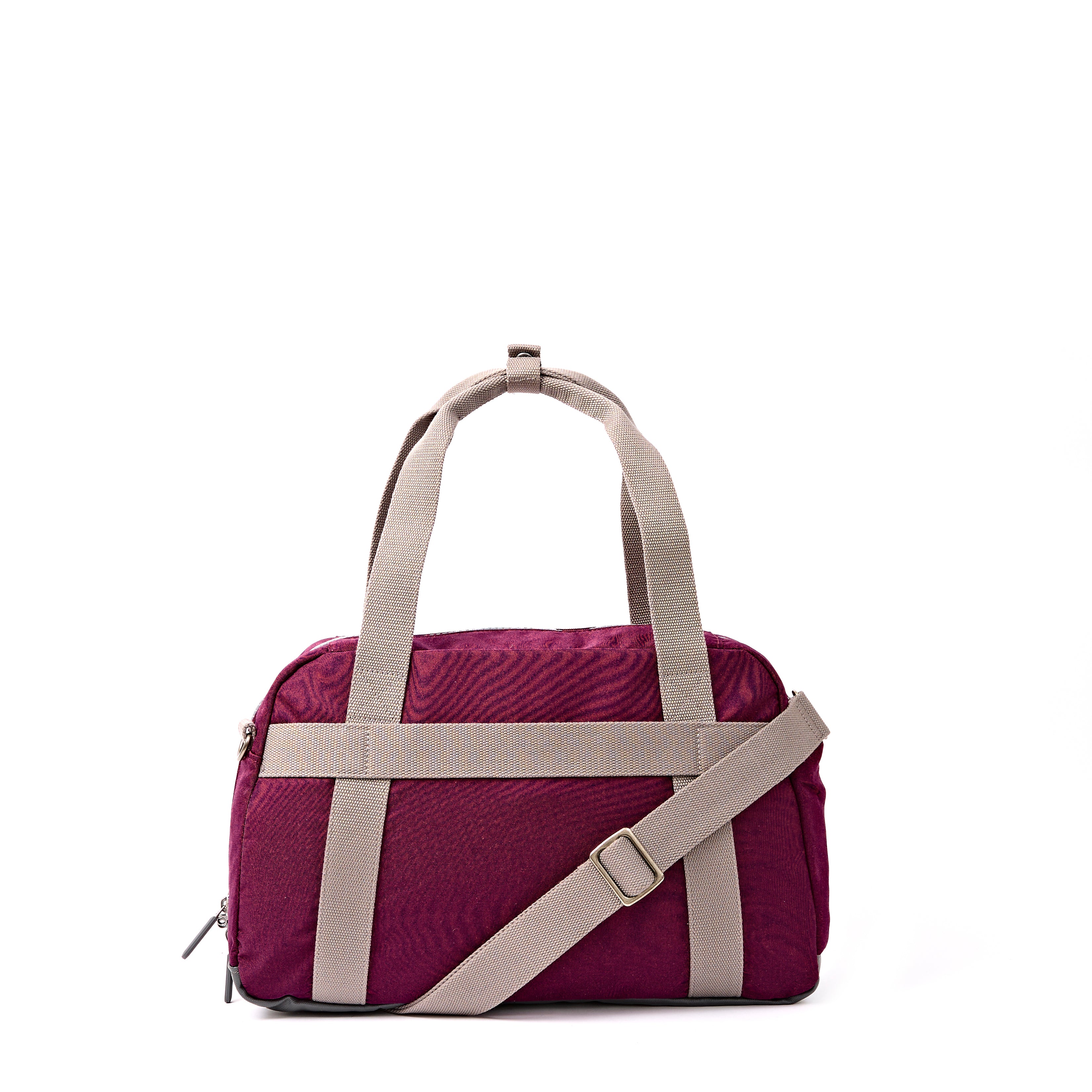 Roka London Gatwick Small duffelbag cherry håndbagasje