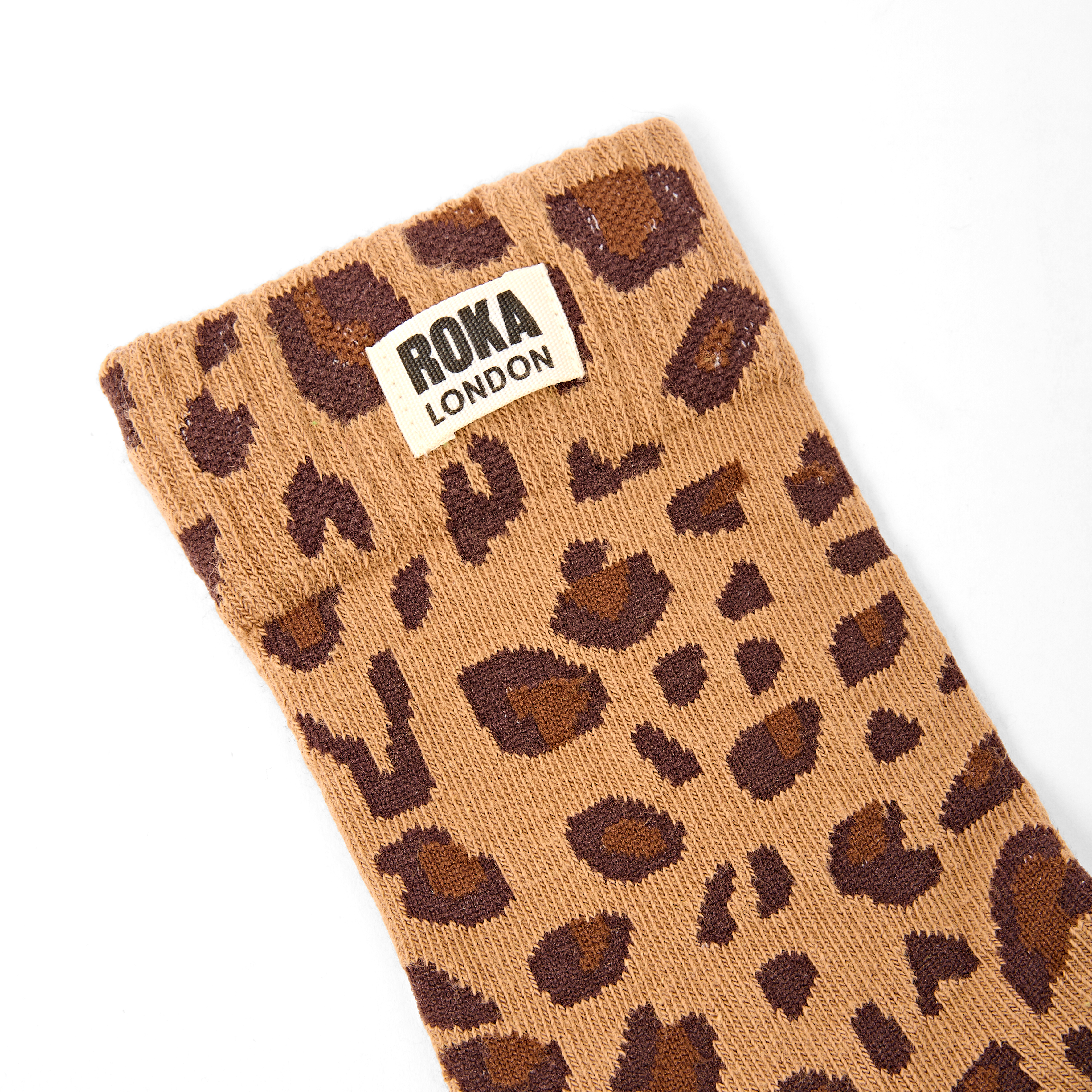 Roka London Wimbledon sokker dame leopard sand