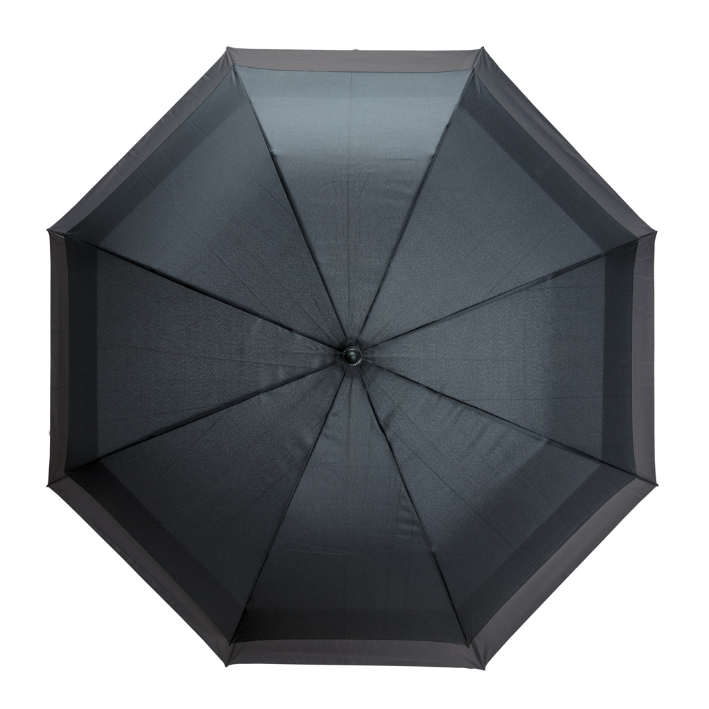 Swiss Peak AWARE 23–27 ekspanderbar paraply svart stormsikker