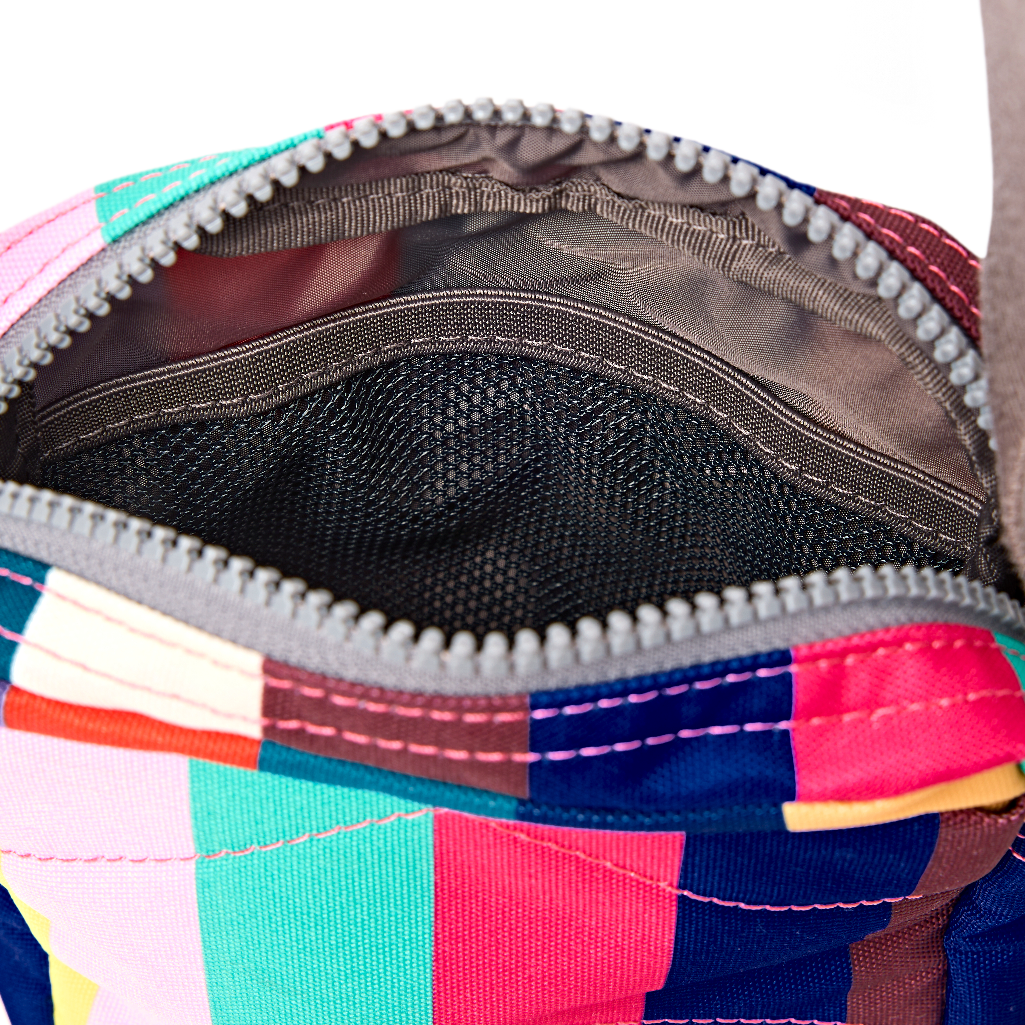Roka London Bond Pocket crossbody wide multi stripe 1,5 L
