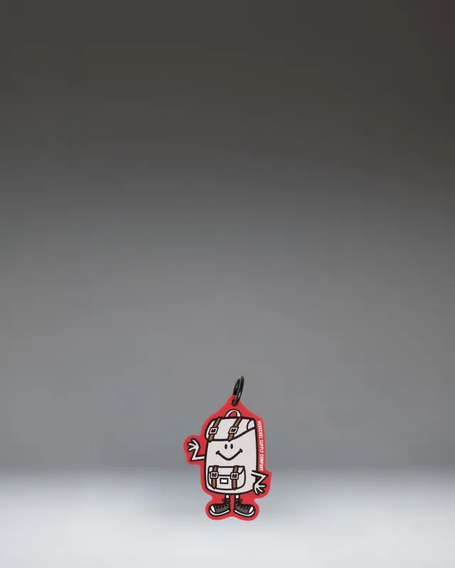 Herschel Sam bag charm anheng tango rød silikon