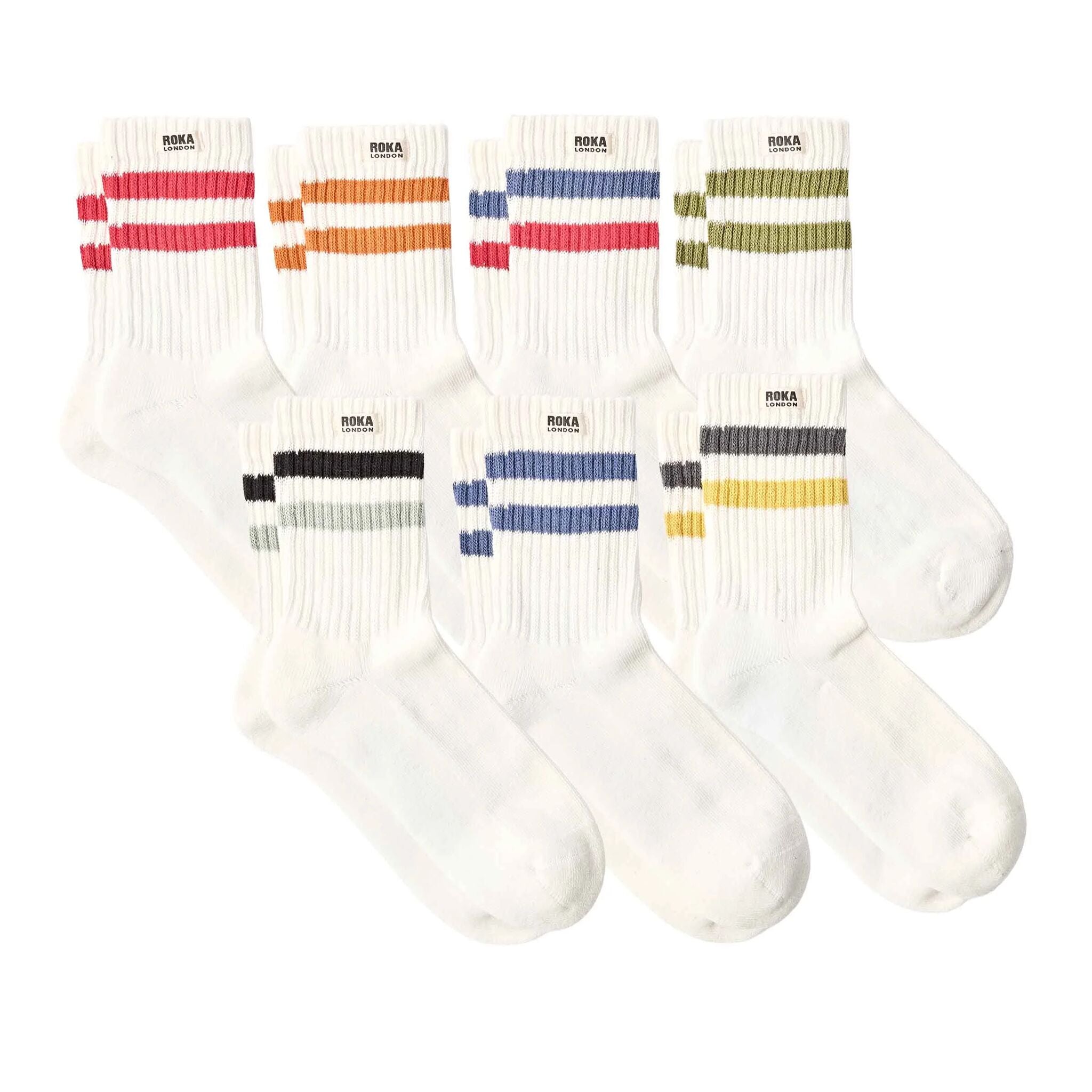 Roka London Windsor crewsokker varsity 3-pack 40-48