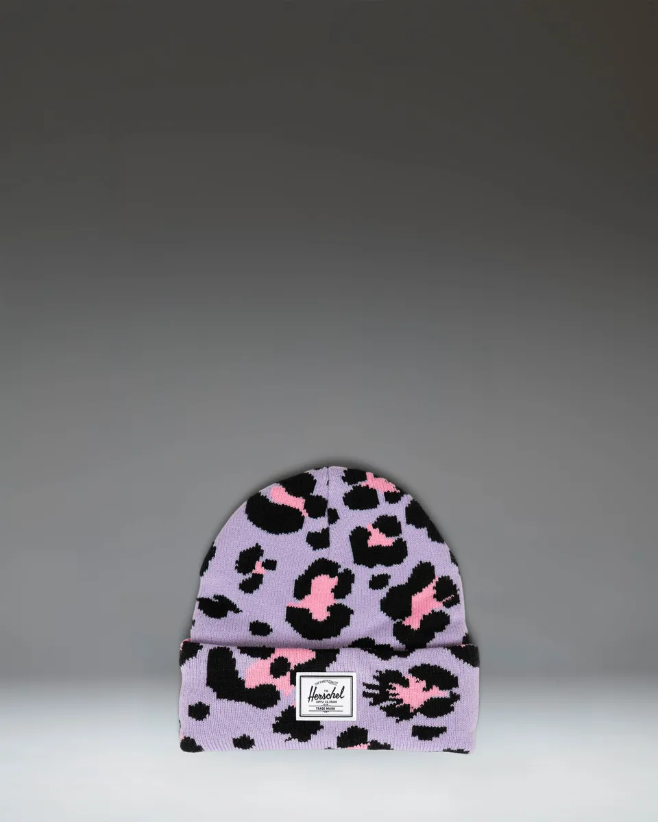 Herschel Elmer Kids lue barn scribble leopard rosa