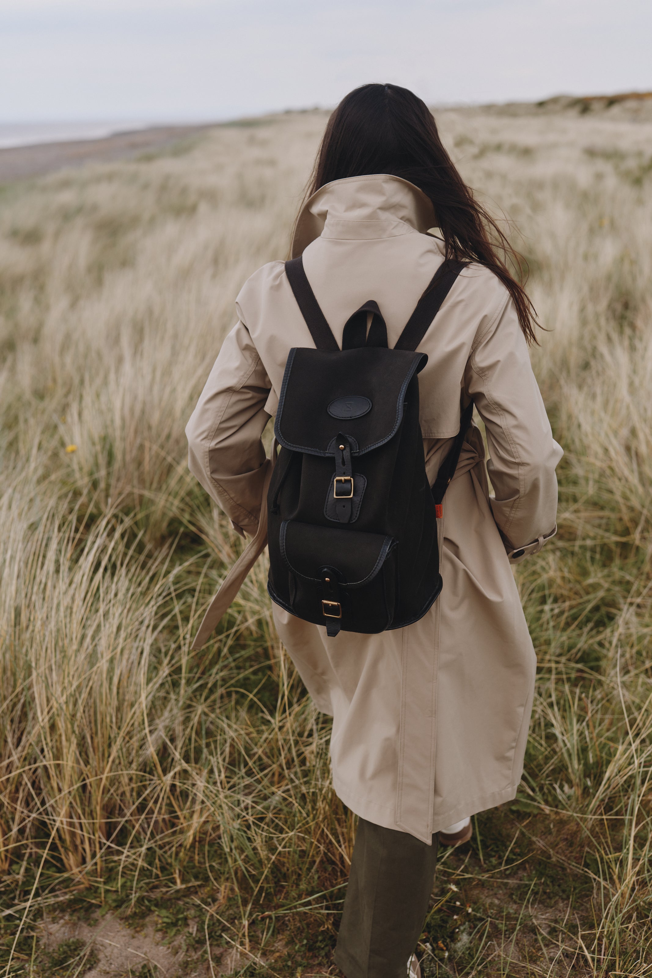 Chapman Border Backpack ryggsekk svart canvas