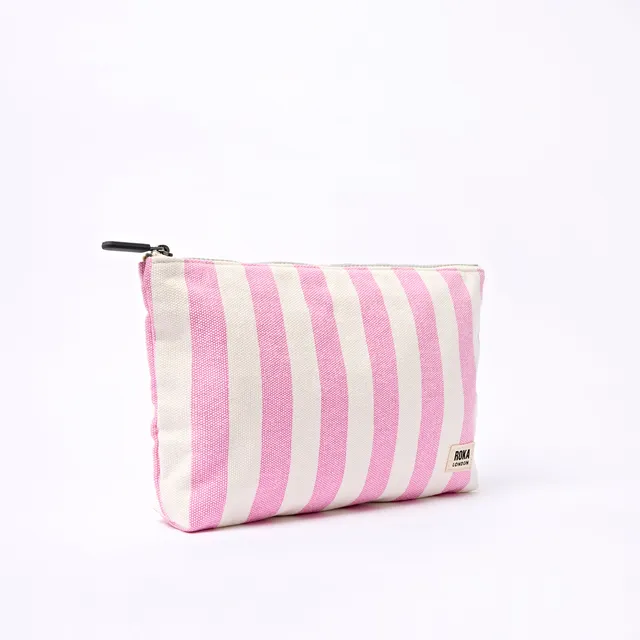 Roka London Maida Vale pouch sherbet stripe medium 2,2 liter